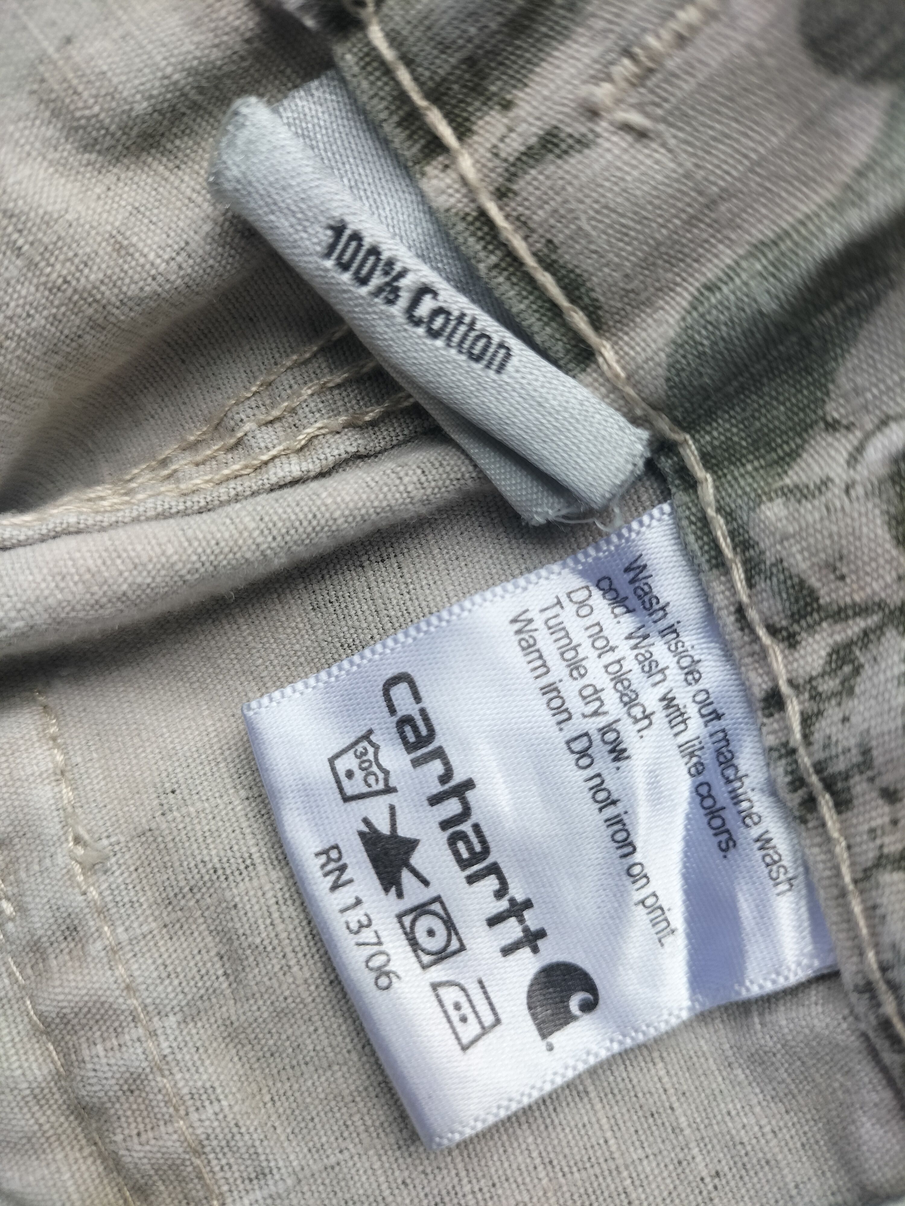 Carhartt × Vintage Vintage Carhartt Cargo Workwear Camouflage Us Airforce Size 26" / US 2 / IT 38 - 6 Thumbnail
