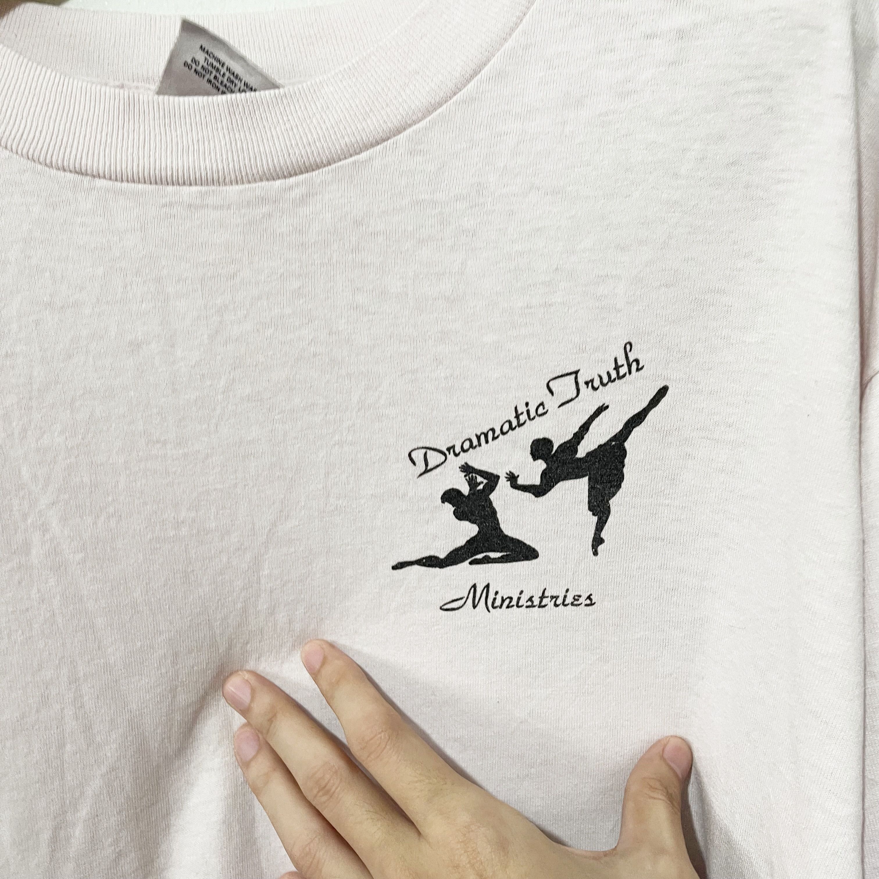 Vintage Vintage 90s Dramatic Truth Ministries T-Shirt Size US XL / EU 56 / 4 - 2 Thumbnail