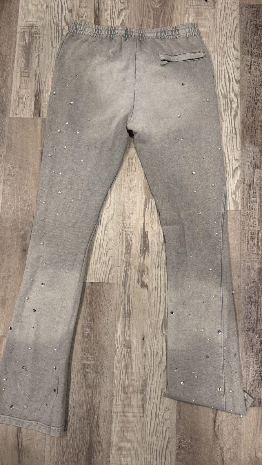 Other Custom Stacked Pearl and Diamond Pants. Size US 32 / EU 48 - 3 Thumbnail