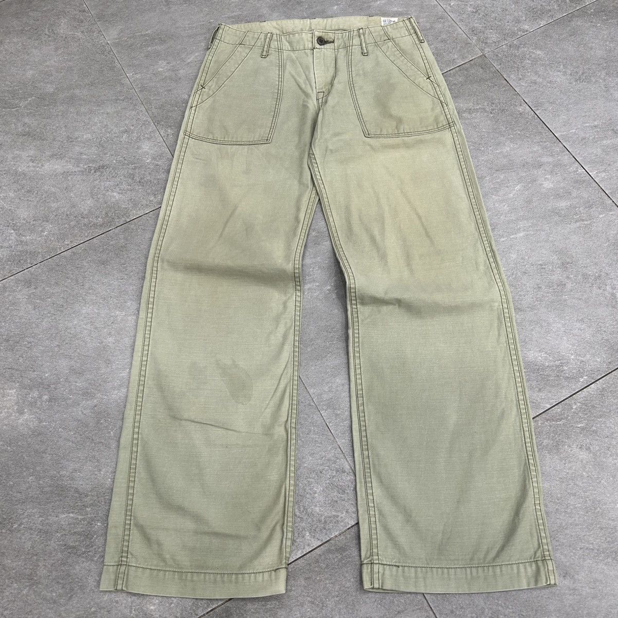 Orslow Vintage 90s Orslow Fatigu Pants Size US 29 - 3 Thumbnail