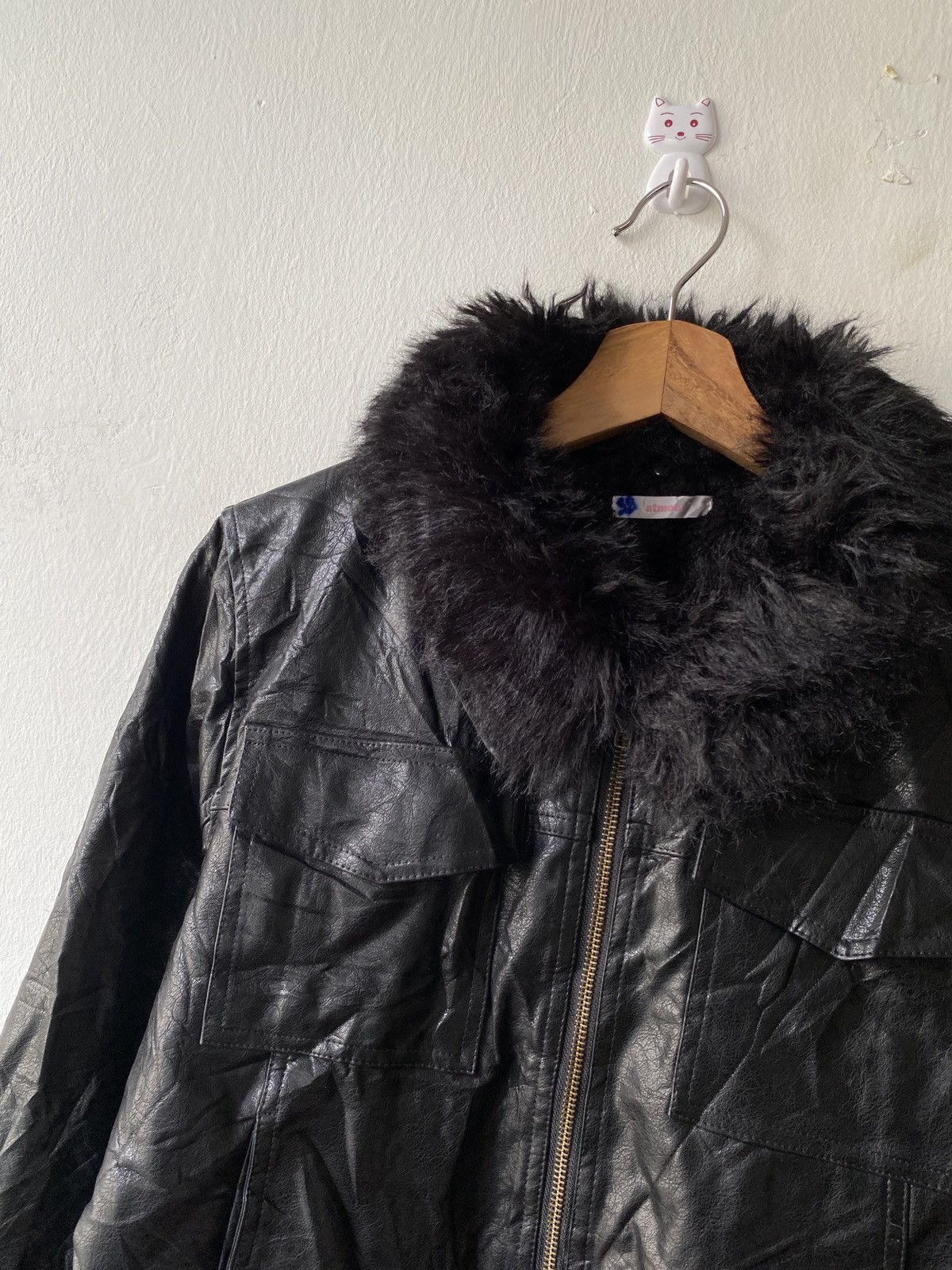 atmos AW2023 Atmos Japan Sherpa Lining Fur Leather Jacket Size US M / EU 48-50 / 2 - 10 Thumbnail