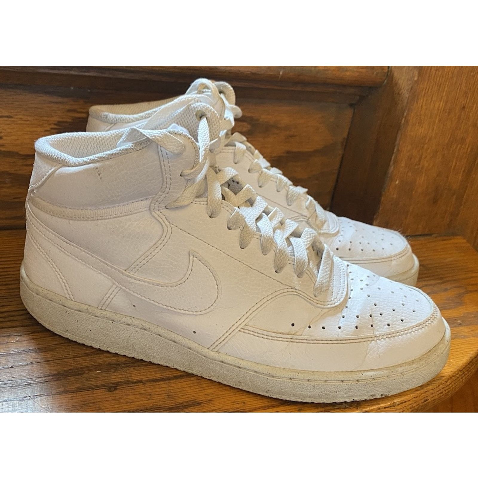 Nike Men’s Nike Court Vision Mid White Basketball Sports 8.5 Size US 8.5 / EU 41-42 - 1 Thumbnail