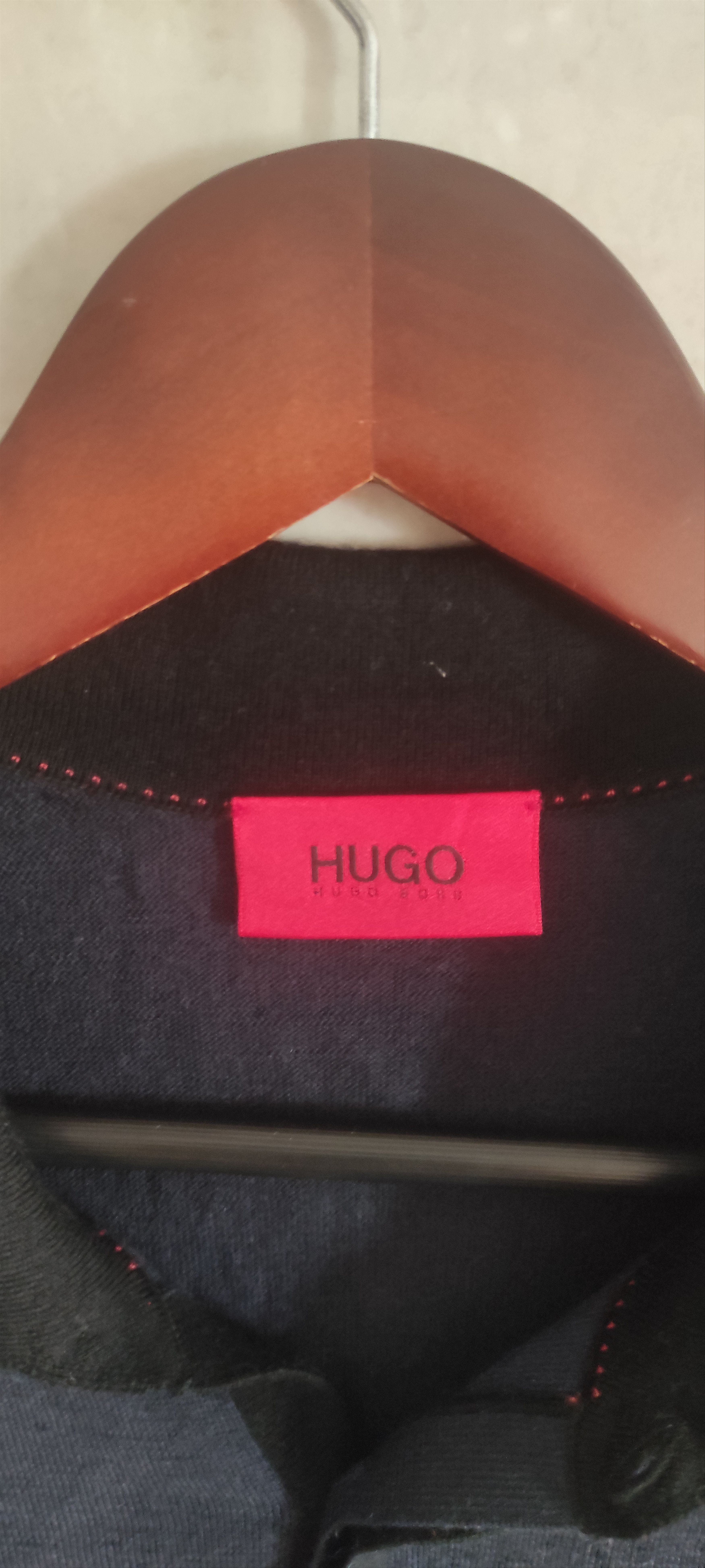 Hugo Boss Hugo Boss long-sleeved Polo Virgin Wool Shirt Sweater M Size US M / EU 48-50 / 2 - 3 Thumbnail