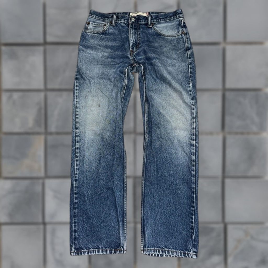 Levi's VINTAGE Levi’s 505 Regular Straight Jeans 34x31 Blue Denim Zip Fly Mid Rise USA 90s 80s Mens Jeans Size US 34 / EU 50 - 1 Thumbnail
