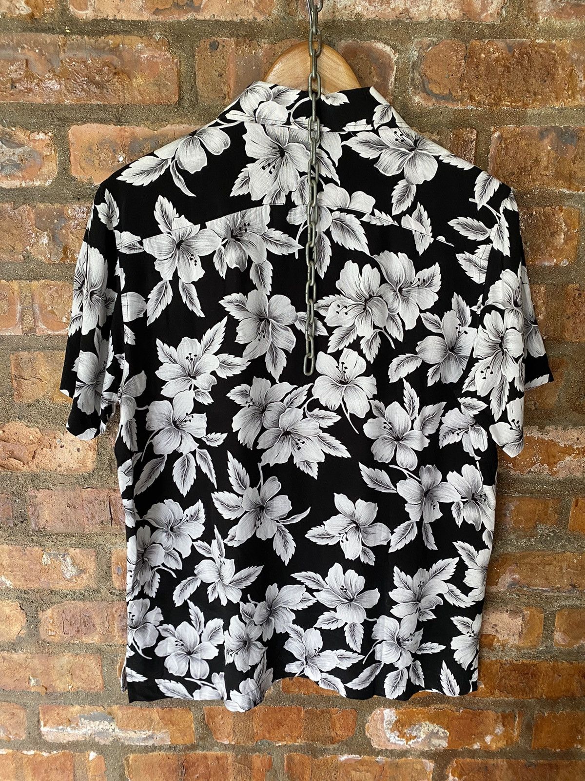 Comme Ca Ism 2000s Black floral 100% rayon Kenji Ito Comme Ca Collection Size US M / EU 48-50 / 2 - 7 Thumbnail