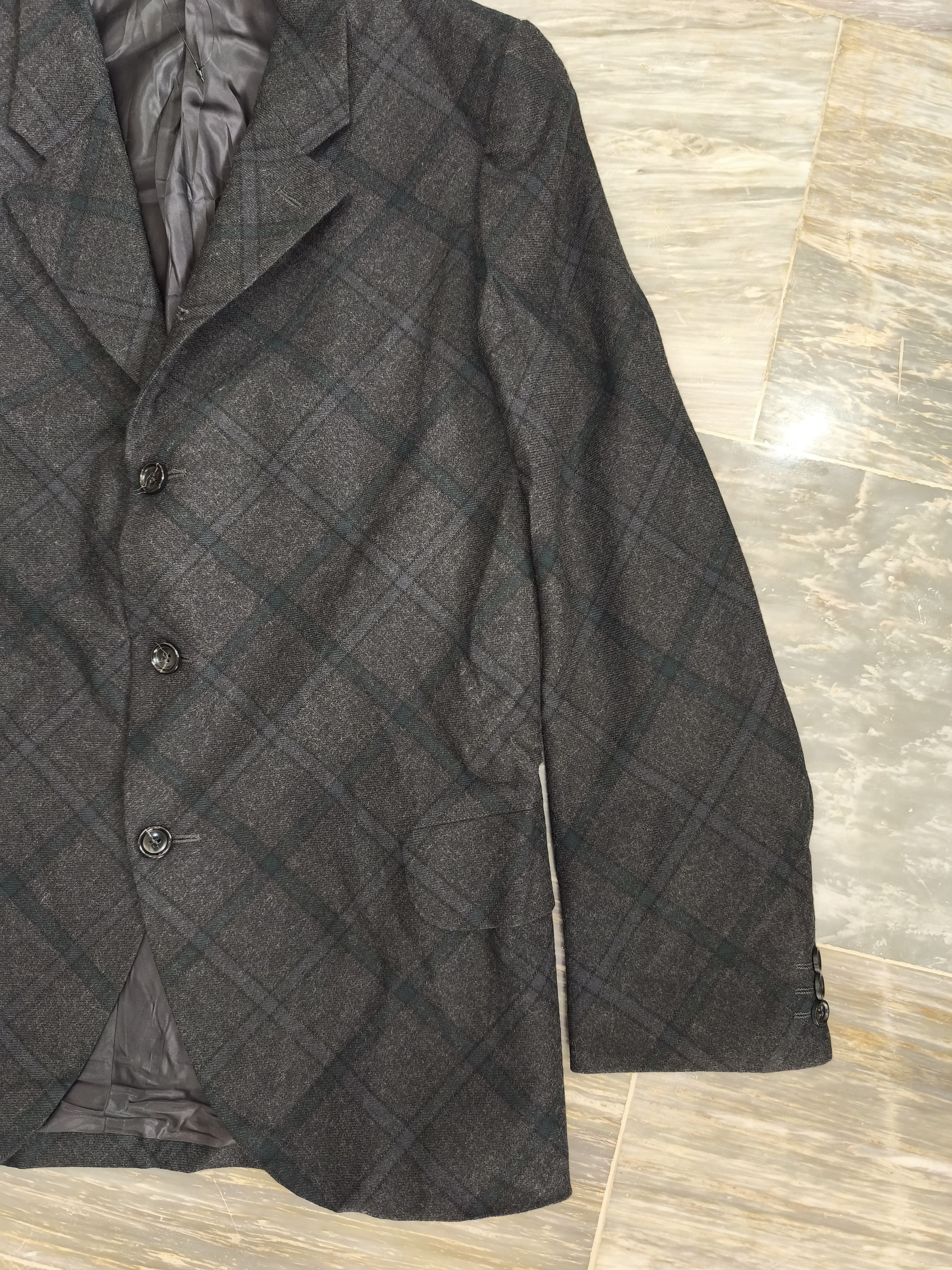 Comme des Garcons × H&M H&M x Comme des Garcons Checked Blazer Size 40R - 3 Thumbnail