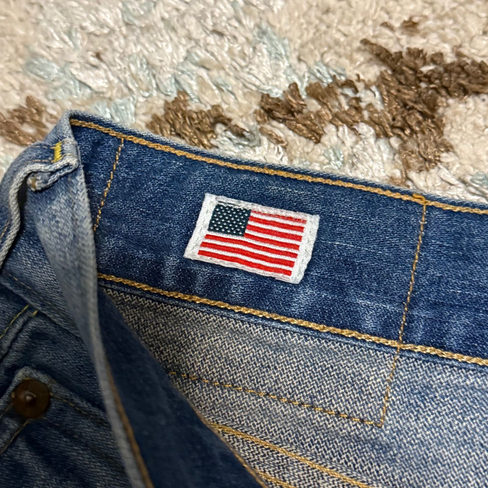 True Religion Vintage True Religion Ricky Embossed Logo Jeans Size 40 Y2K Size US 40 / EU 56 - 7 Thumbnail