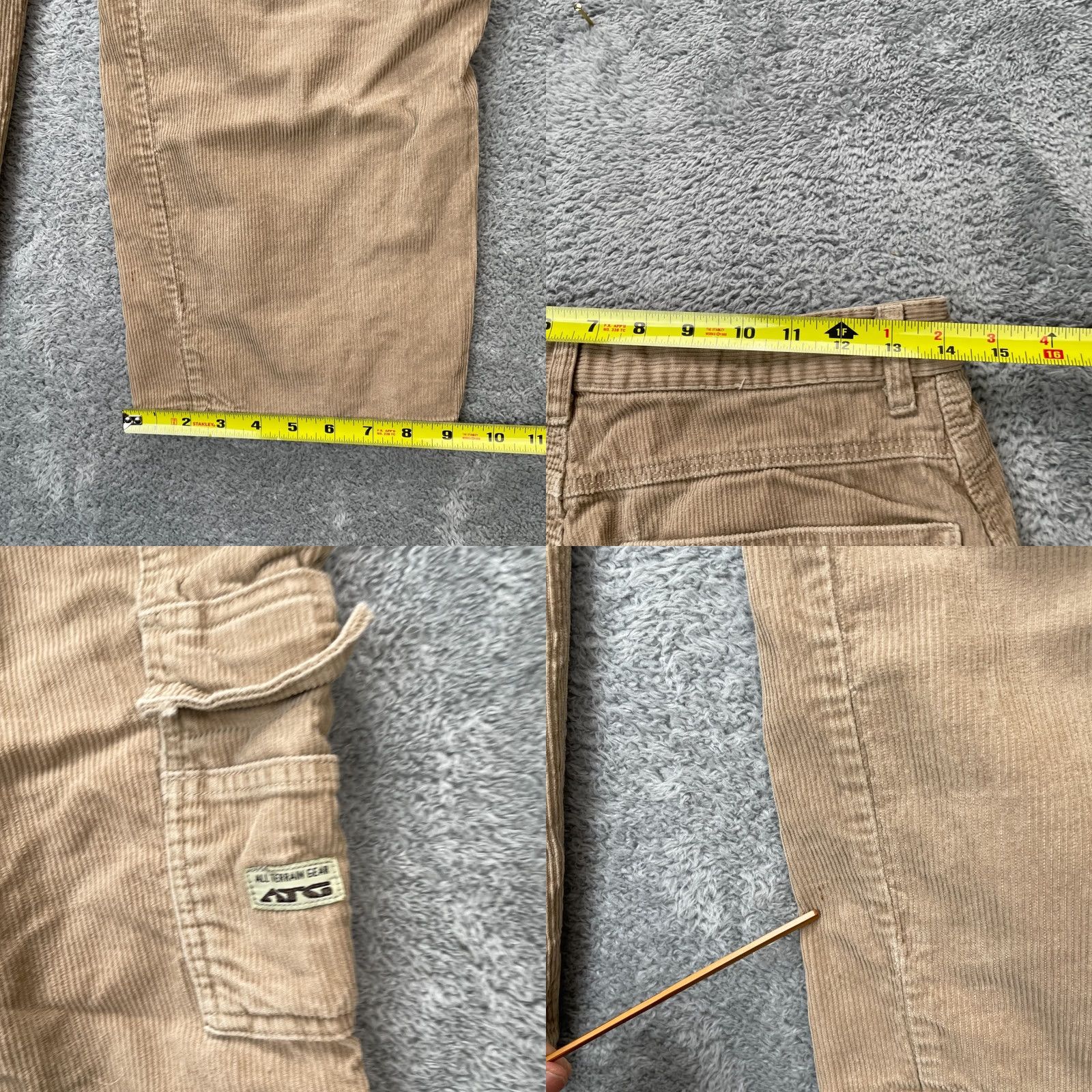 Wrangler VINTAGE Wrangler Pants Womens 18 Brown Corduroy Bootcut Straight Leg Western Jeans Pants Women Brown Corduroy 18 Wrangler Size 40" / US 18 - 8 Thumbnail