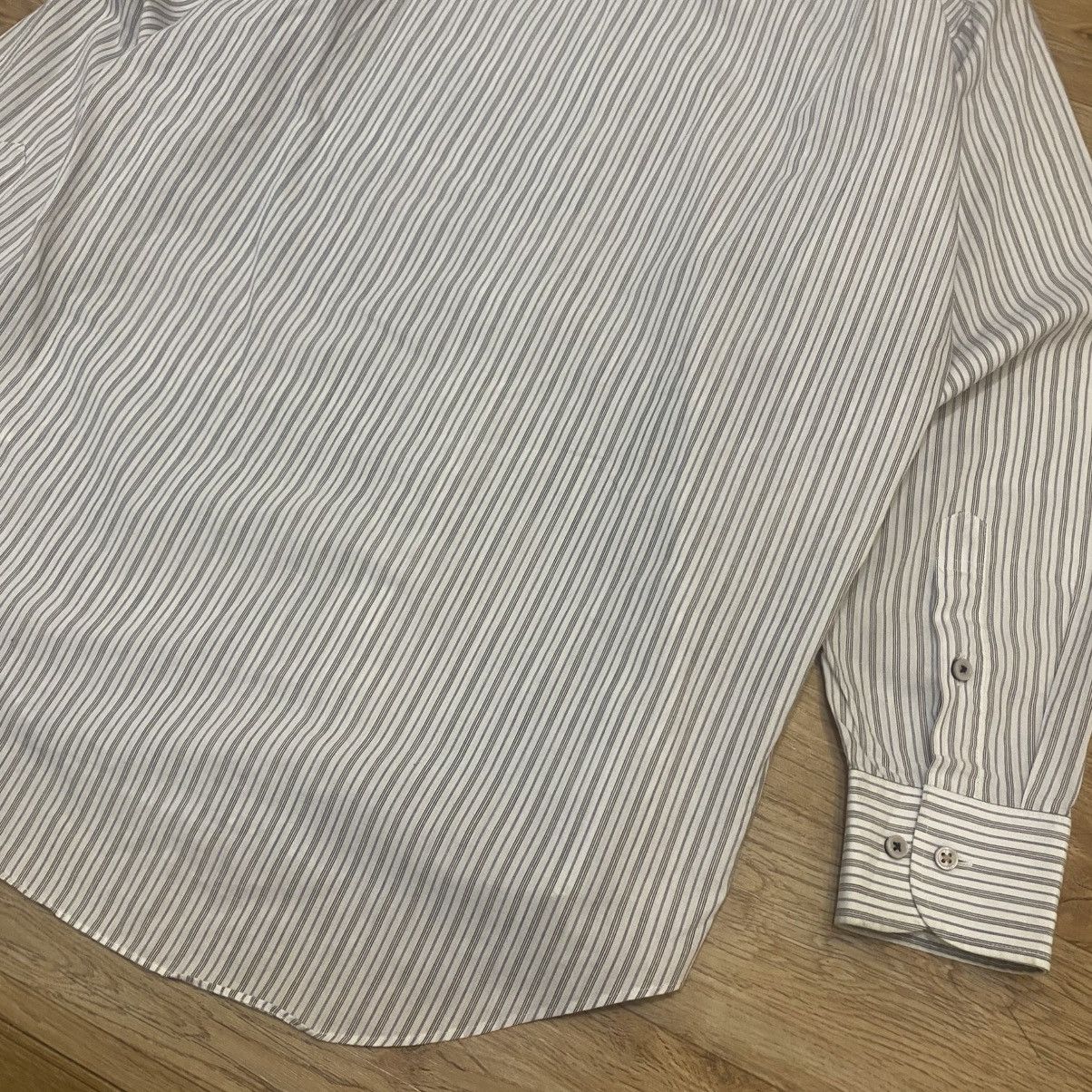 Yohji Yamamoto 90s Sacsny Y'saccs By Yohji Yamamoto Stripe LS Shirt Size US L / EU 52-54 / 3 - 9 Thumbnail