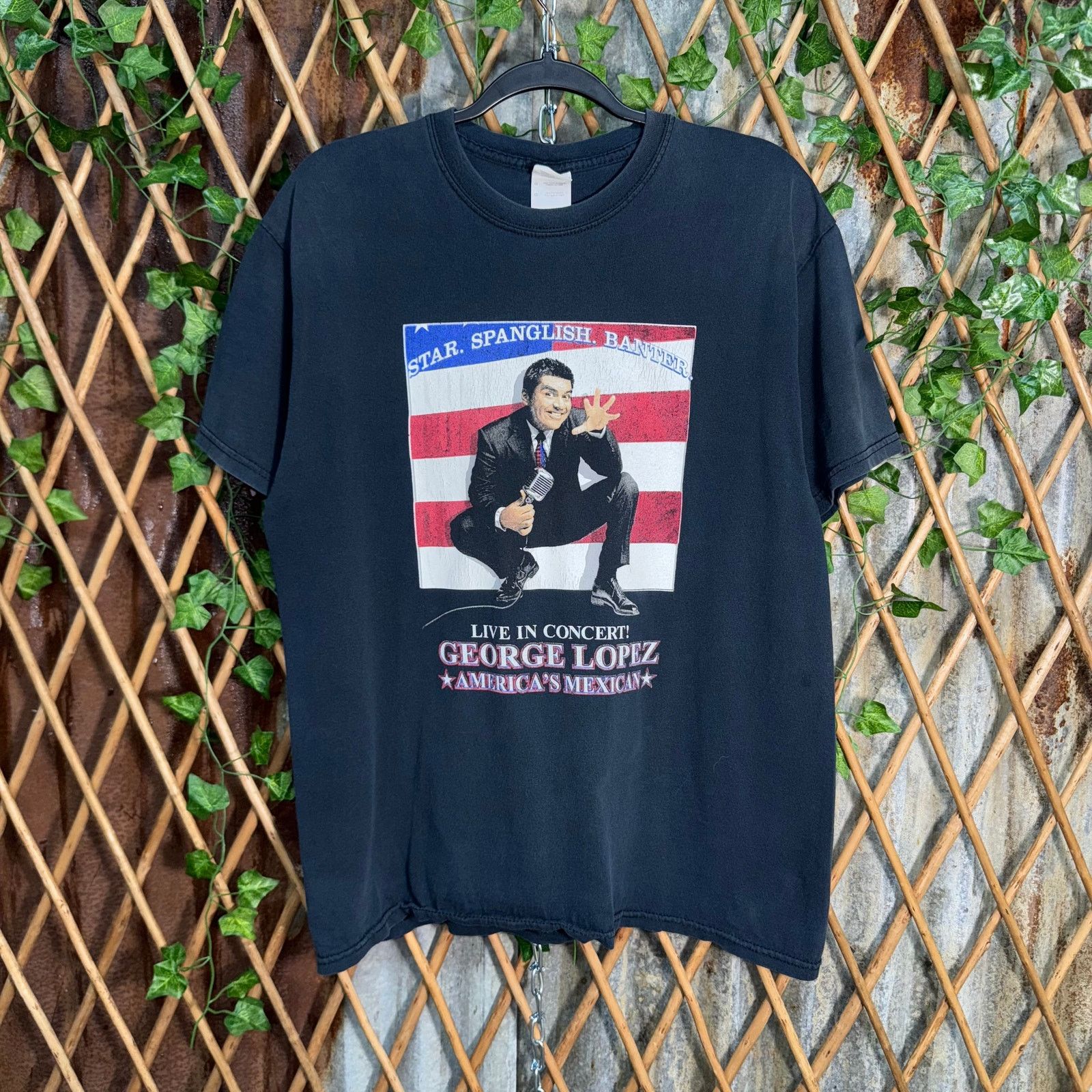 Gildan Vintage Y2K George Lopez comedian mexican 00s funny t-shirt Size US L / EU 52-54 / 3 - 1 Thumbnail