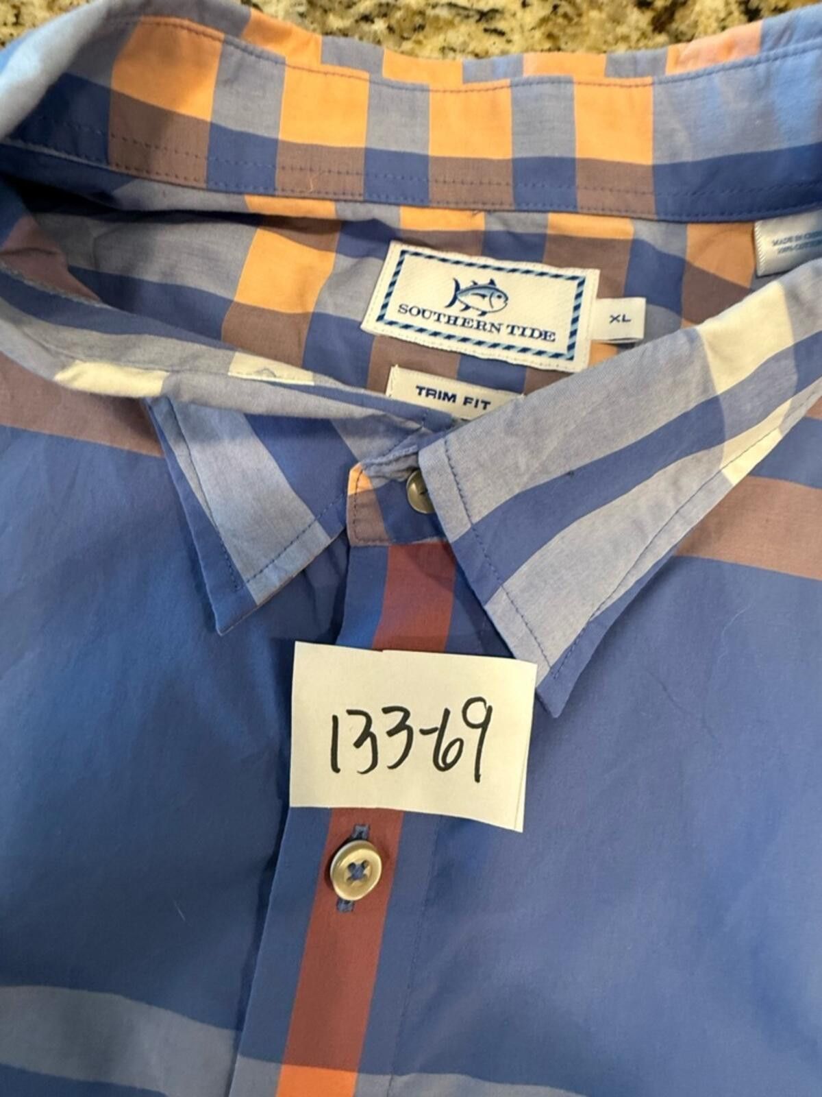 Southern Tide Southern Tide Slim Fit plaid long sleeve button up shirt XL Size US XL / EU 56 / 4 - 10 Thumbnail