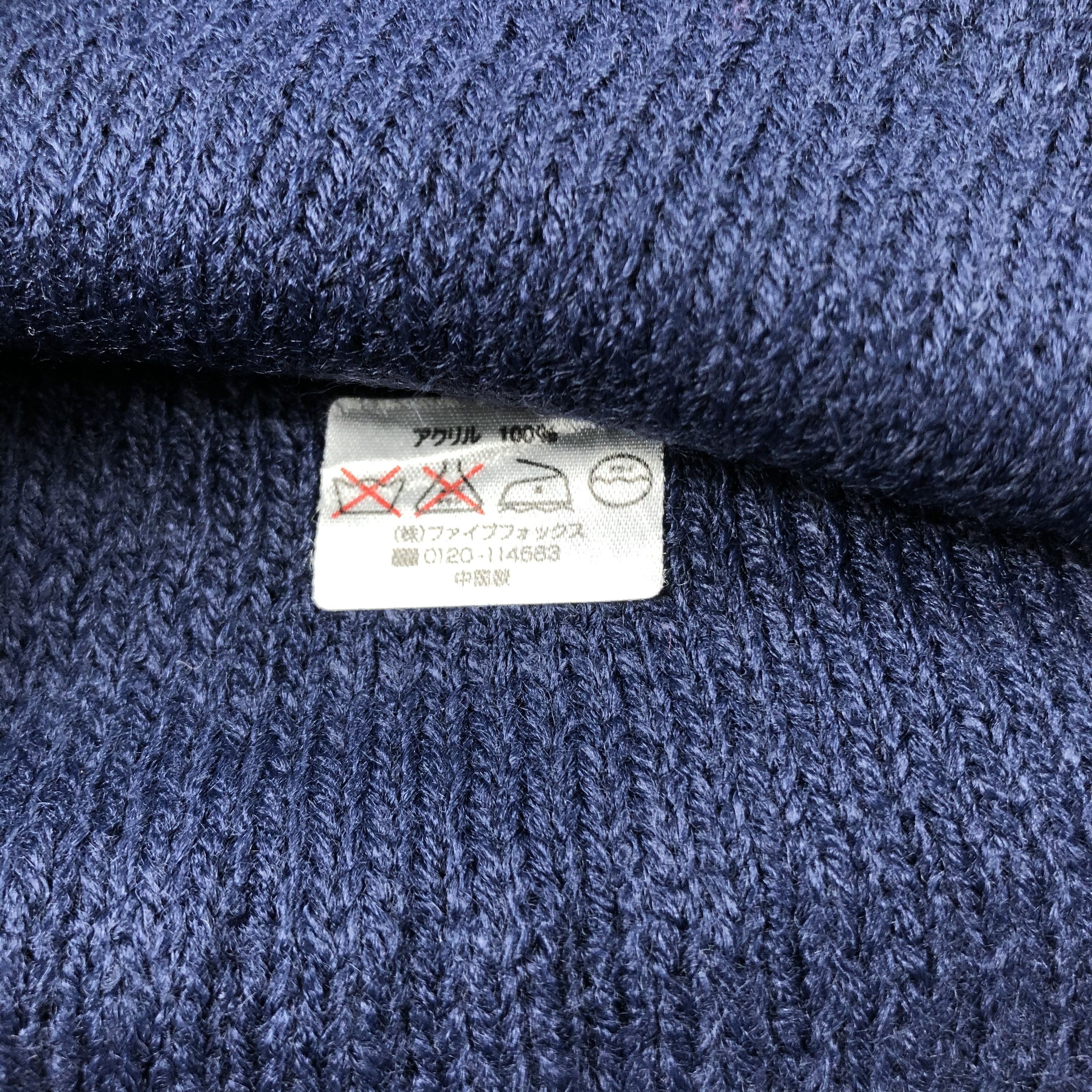 Japanese Brand × Vintage Unknown Stripe Cuffless Beanie Snow Hat Snow Cap -D1098 Size ONE SIZE - 4 Thumbnail