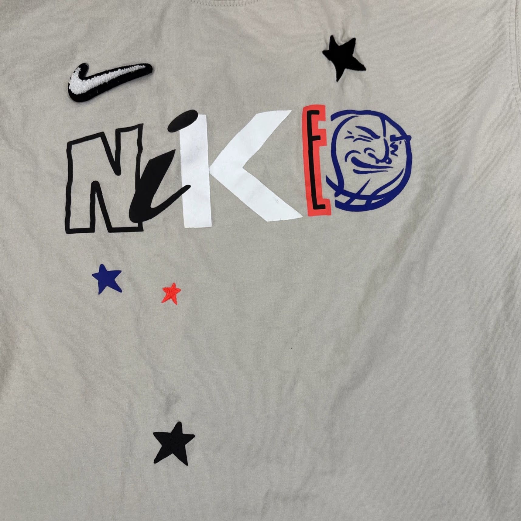 Nike Nike Sportswear Max 90 Stories Short Sleeve T-Shirt Small Embroidered Beige Mens S Size US S / EU 44-46 / 1 - 2 Thumbnail