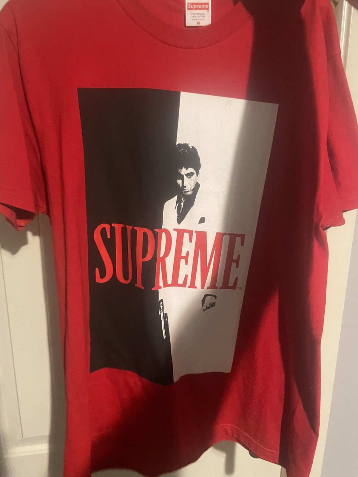 Supreme Supreme Red Scarface T-Shirt Size US M / EU 48-50 / 2 - 1 Thumbnail