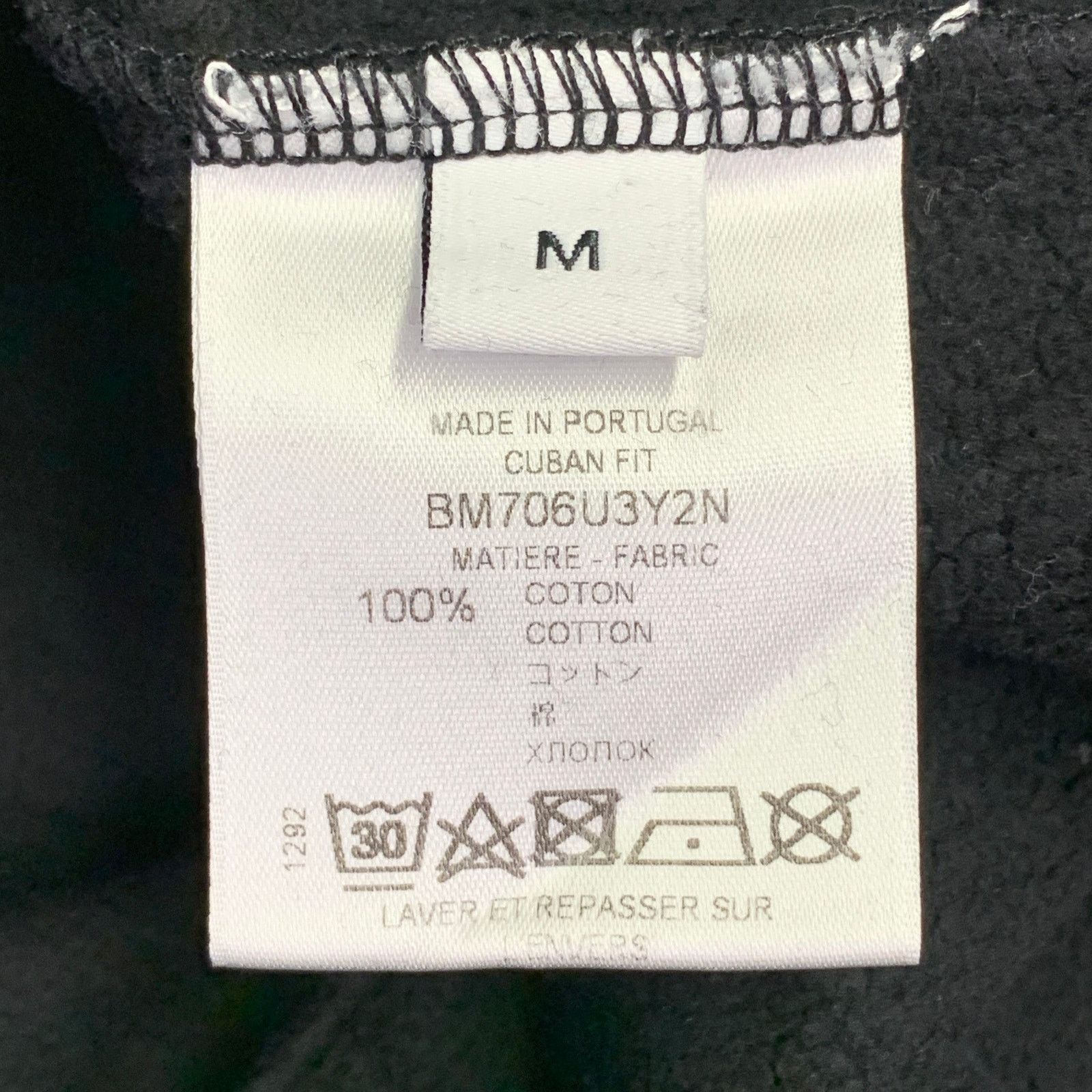 Givenchy Black Red Logo Cotton Cuban Fit Crew Neck Sweatshirt Size US M / EU 48-50 / 2 - 6 Thumbnail
