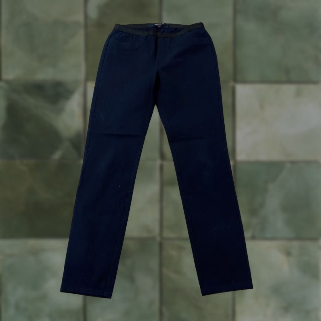 Vintage Lafayette 148 Blue Elastic Waist Stretch Ankle Pants Womens Small Size 28" / US 6 / IT 42 - 1 Thumbnail