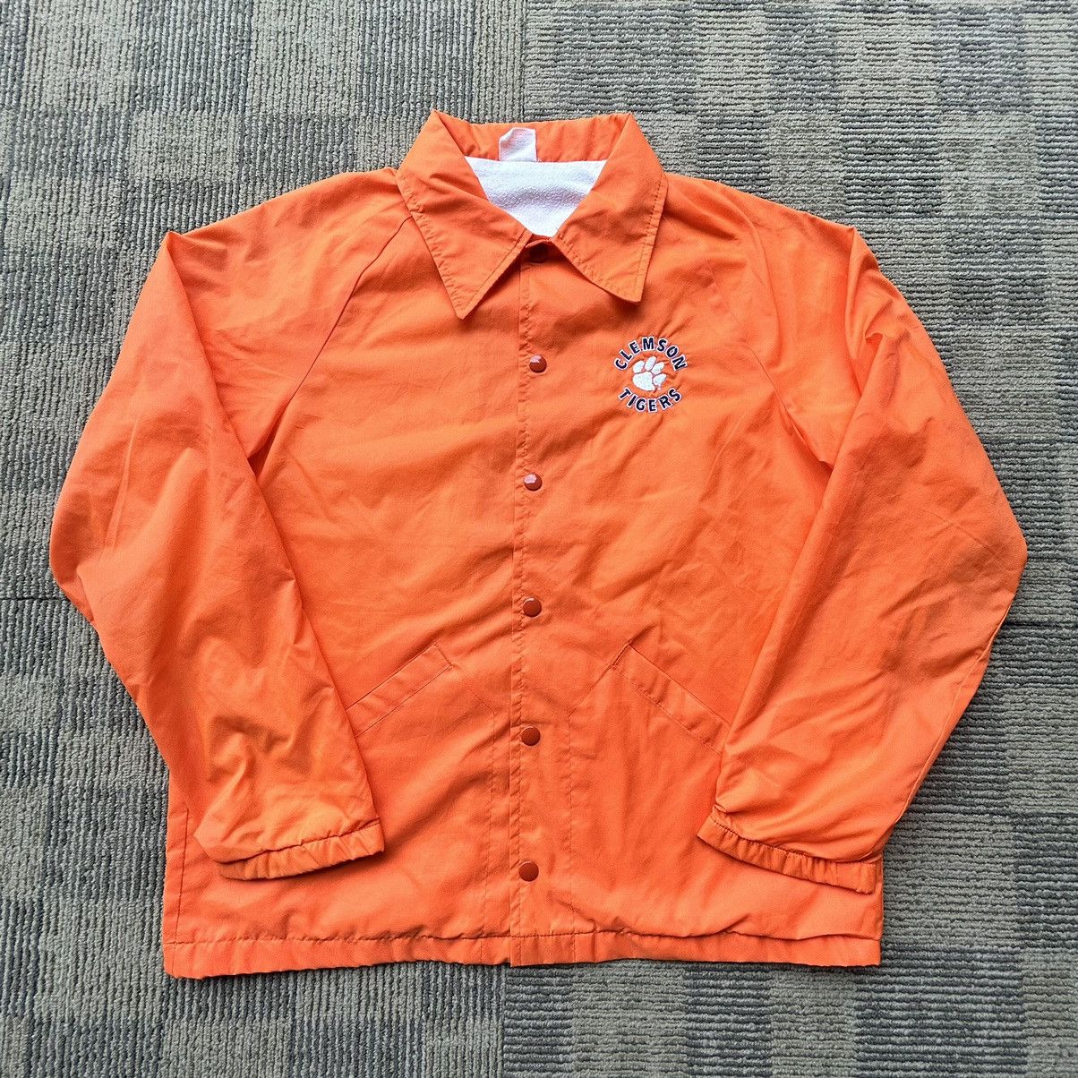 Vintage Vintage 90’s Clemson Tigers Orange Button-Up Jacket Size US M / EU 48-50 / 2 - 1 Thumbnail