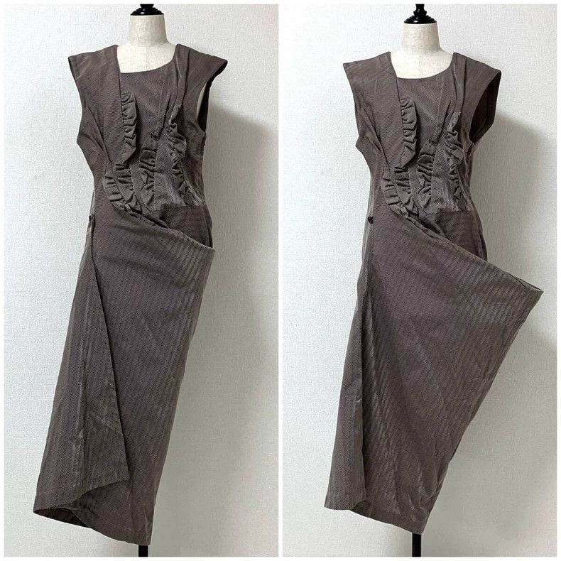 Comme des Garcons Comme des Garcons Grey vintage lace design dress Size M / US 6-8 / IT 42-44 - 1 Thumbnail