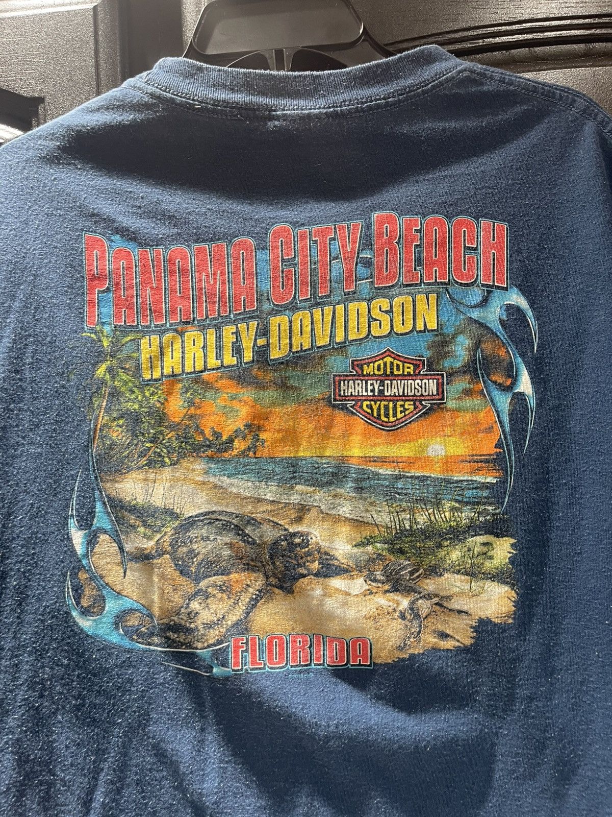 Vintage Vintage 1990s Harley Davidson Chrome Eagle Mens Tshirt Large Size US L / EU 52-54 / 3 - 6 Thumbnail