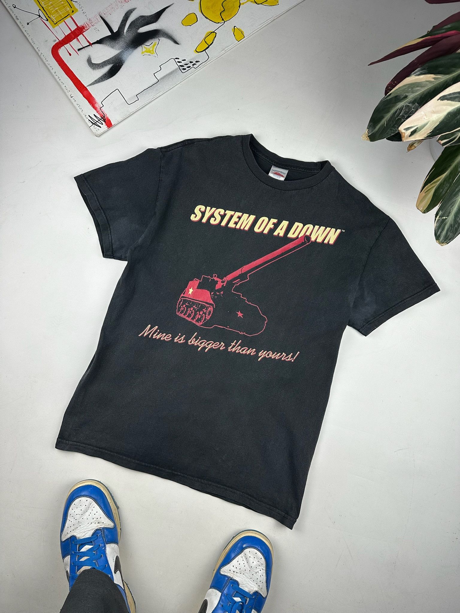 Band Tees Thrashed System of a Down Faded Distressed ERD GRUNGE WCC Size US M / EU 48-50 / 2 - 1 Thumbnail