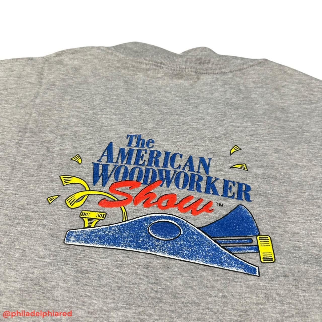 Designer Vintage 1990s The American Woodworker t-shirt mens XL Size US XL / EU 56 / 4 - 2 Thumbnail