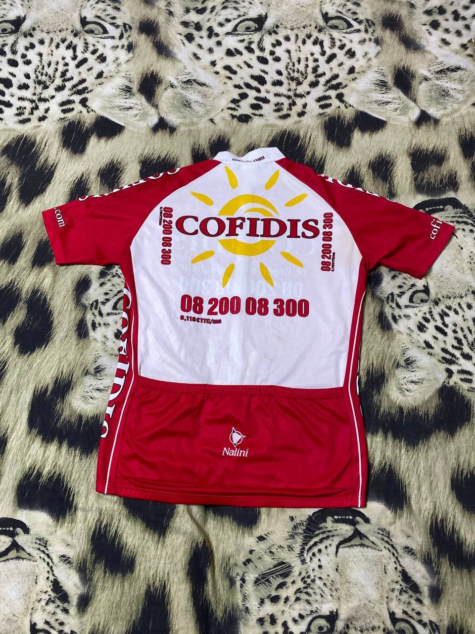 Vintage CYCLING SHIRT JERSEY MAGLIA CAMISETA TRIKOT COFIDIS NALINI Size US M / EU 48-50 / 2 - 14 Thumbnail