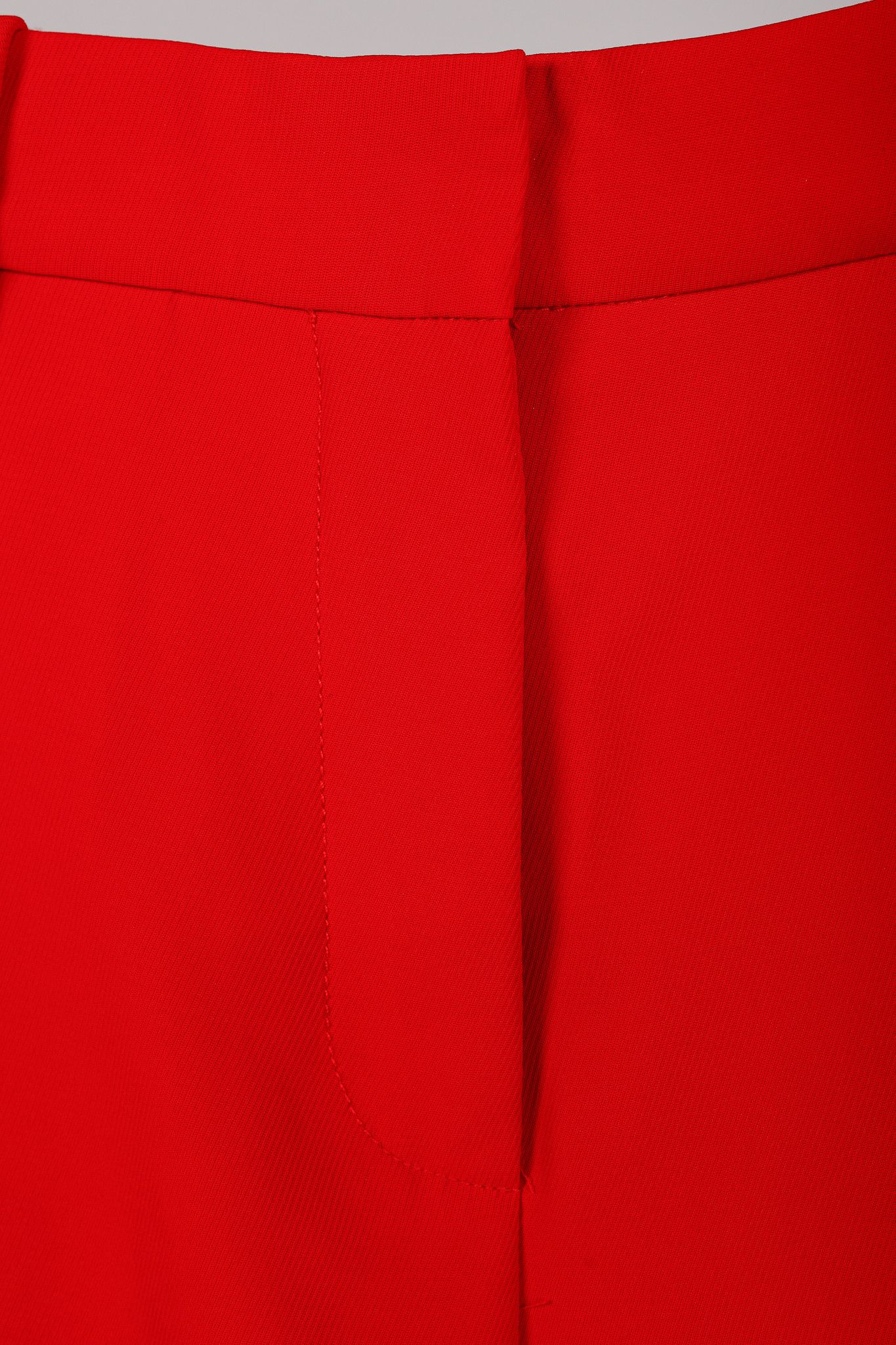Ganni Ganni Barbados Cherry Red Twill Suiting Trousers Size 32" / US 10 / IT 46 - 7 Thumbnail
