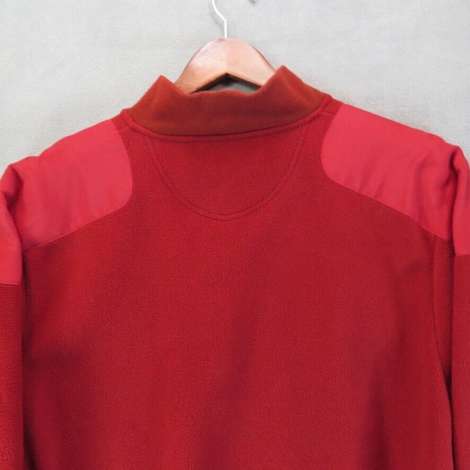 Cabelas Vintage Cabelas Fleece Jacket Mens Lg Red Padded Elbows Size US L / EU 52-54 / 3 - 6 Thumbnail