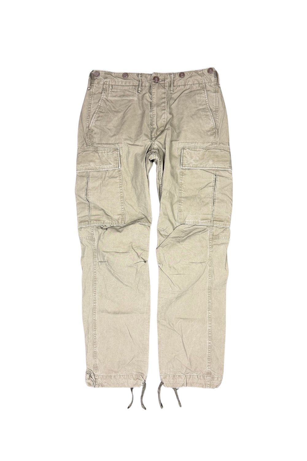 Polo Ralph Lauren RRL Ralph Lauren General Purpose Utility Cargo Pants Khaki Size US 30 / EU 46 - 1 Thumbnail