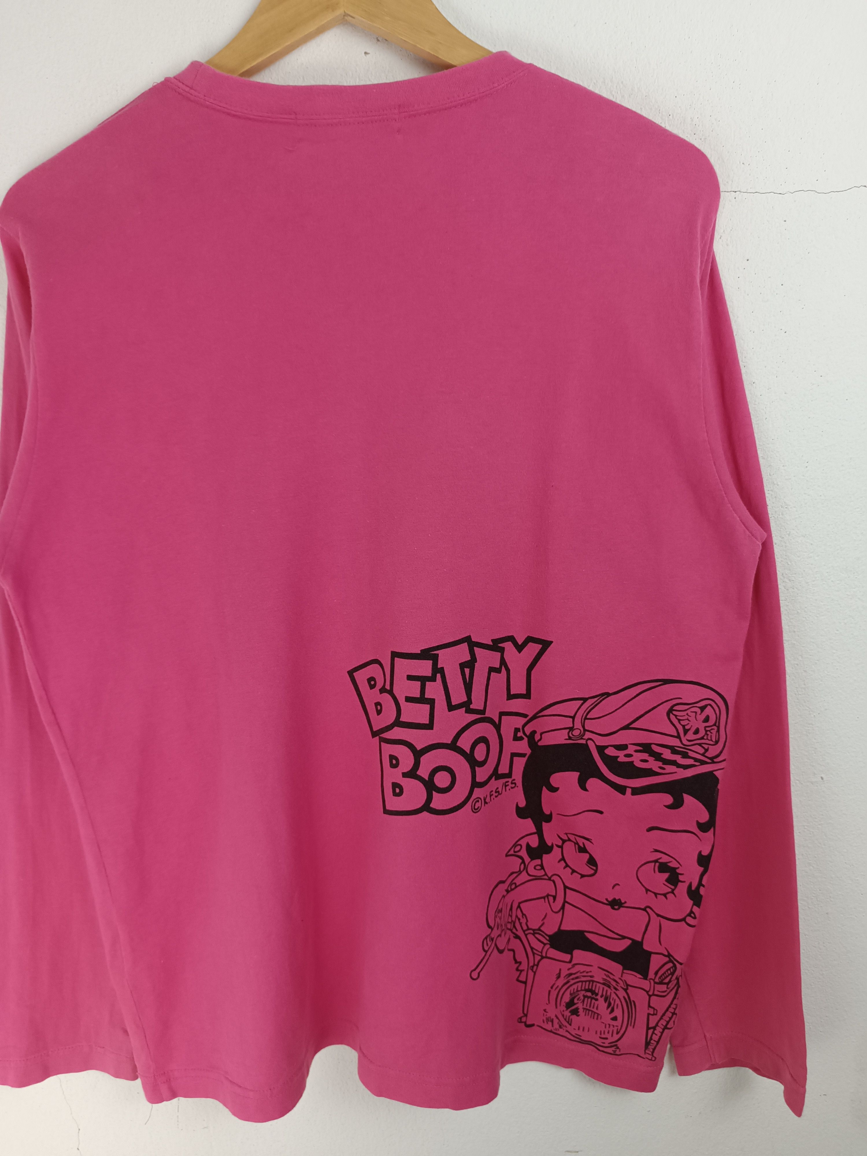 VINTAGE RARE BETTY BOOP WITH HARLEY DAVIDSON SEXY CUTE TEE