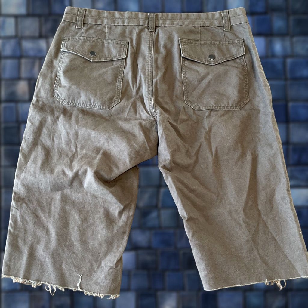 John Varvatos john varvatos Men’s Brown Casual Khaki Shorts Flat Front Pockets Raw Hem Size 54 Size US 38 / EU 54 - 1 Thumbnail