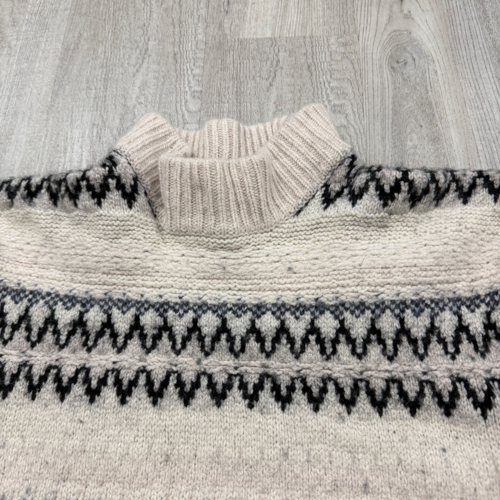 Rag & Bone Rag & Bone Fair Isle Turtleneck Wool Sweater Women's Medium Size M / US 6-8 / IT 42-44 - 3 Thumbnail
