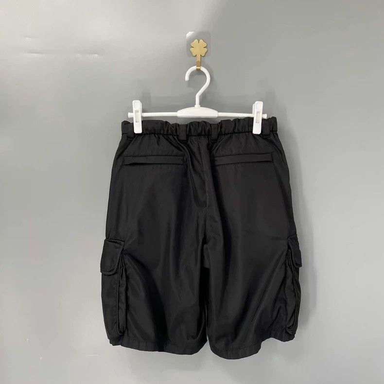 Prada PRADA Black Functional Nylon Cargo Shorts -2505 Size US 44 / EU 60 - 2 Thumbnail