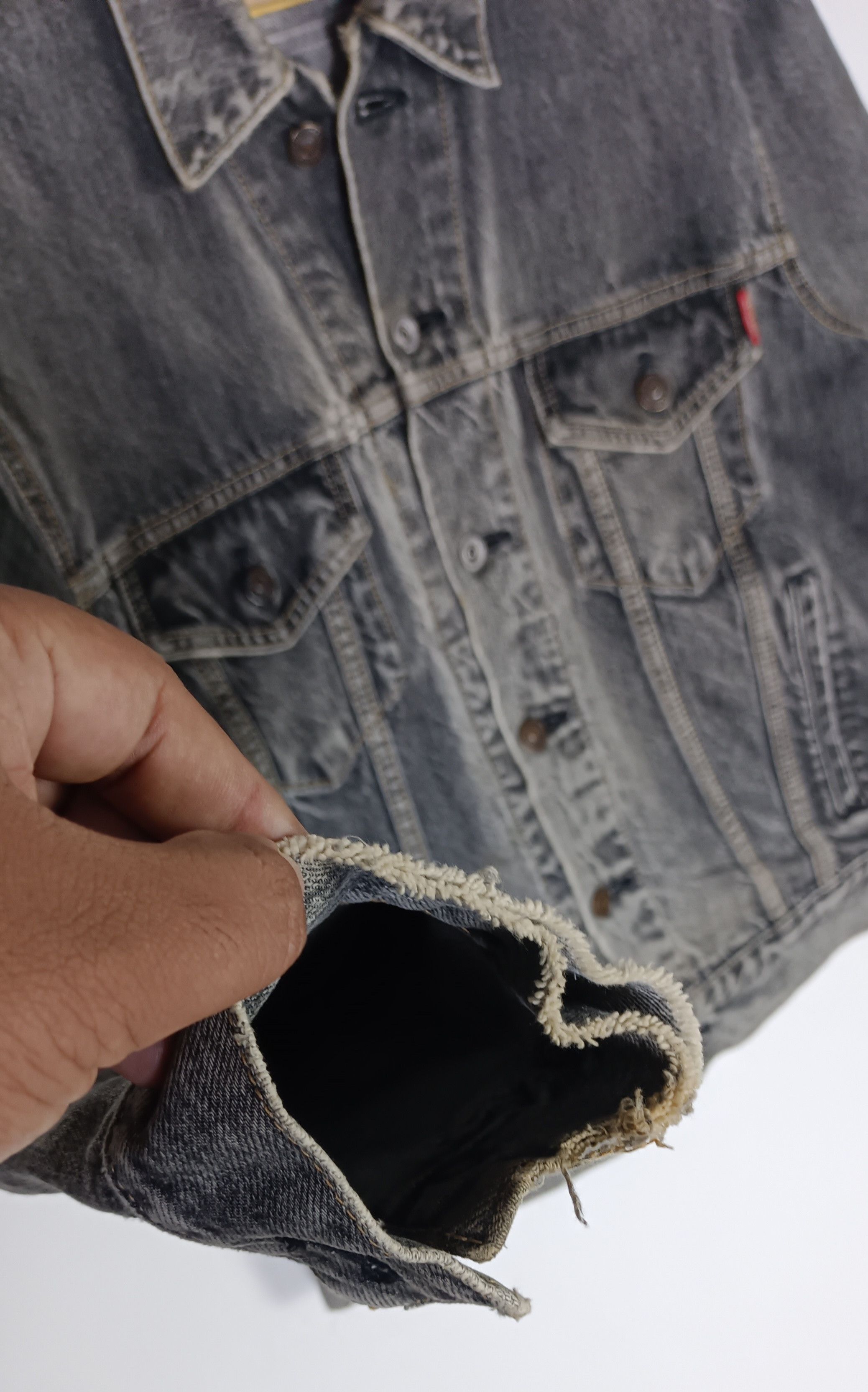 Edwin Edwin Us Classic Style A-01J Distressed Denim Jacket Size US L / EU 52-54 / 3 - 7 Thumbnail
