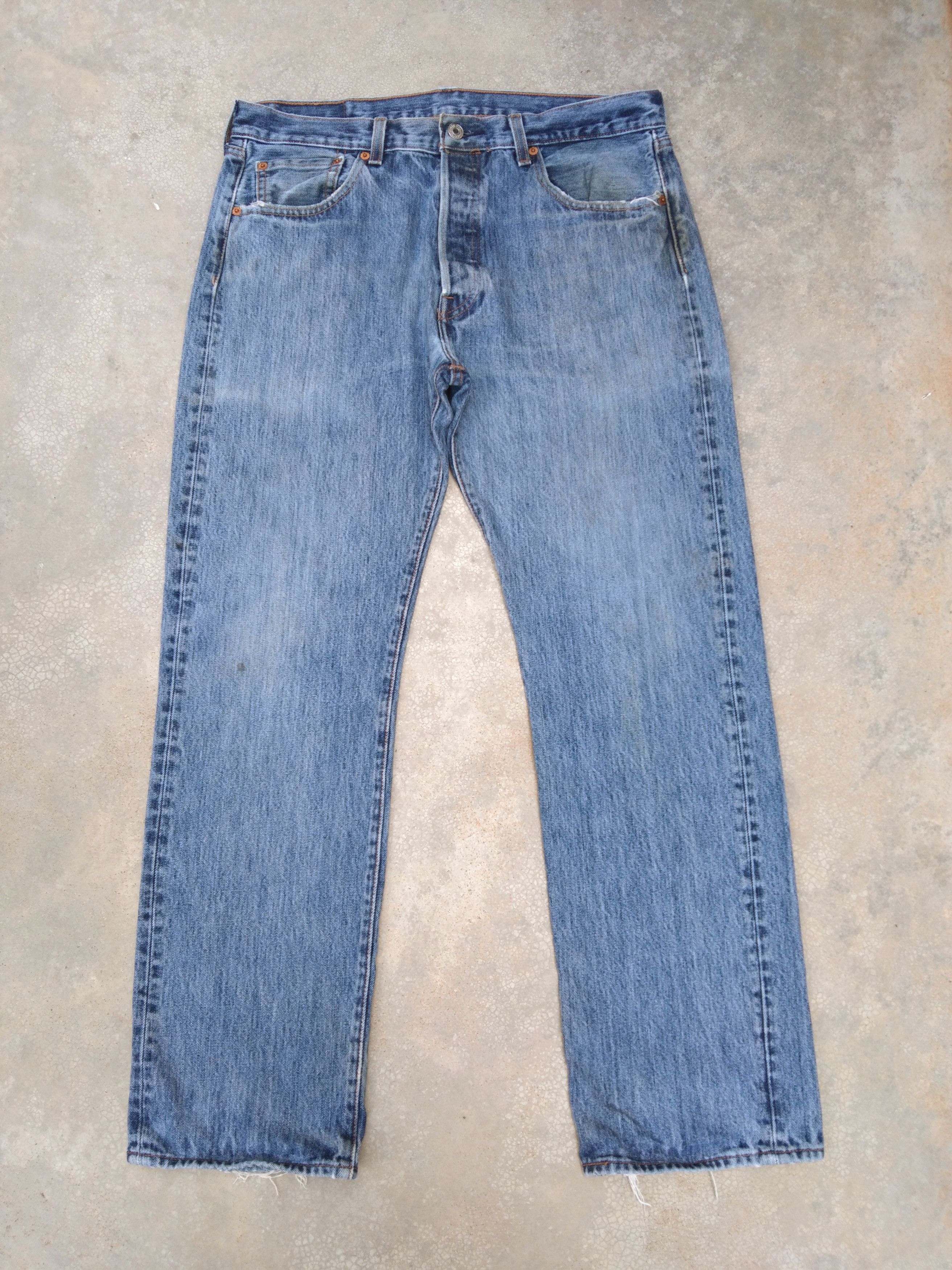 Vintage Levi's 501 Straight Leg Jeans 34x30