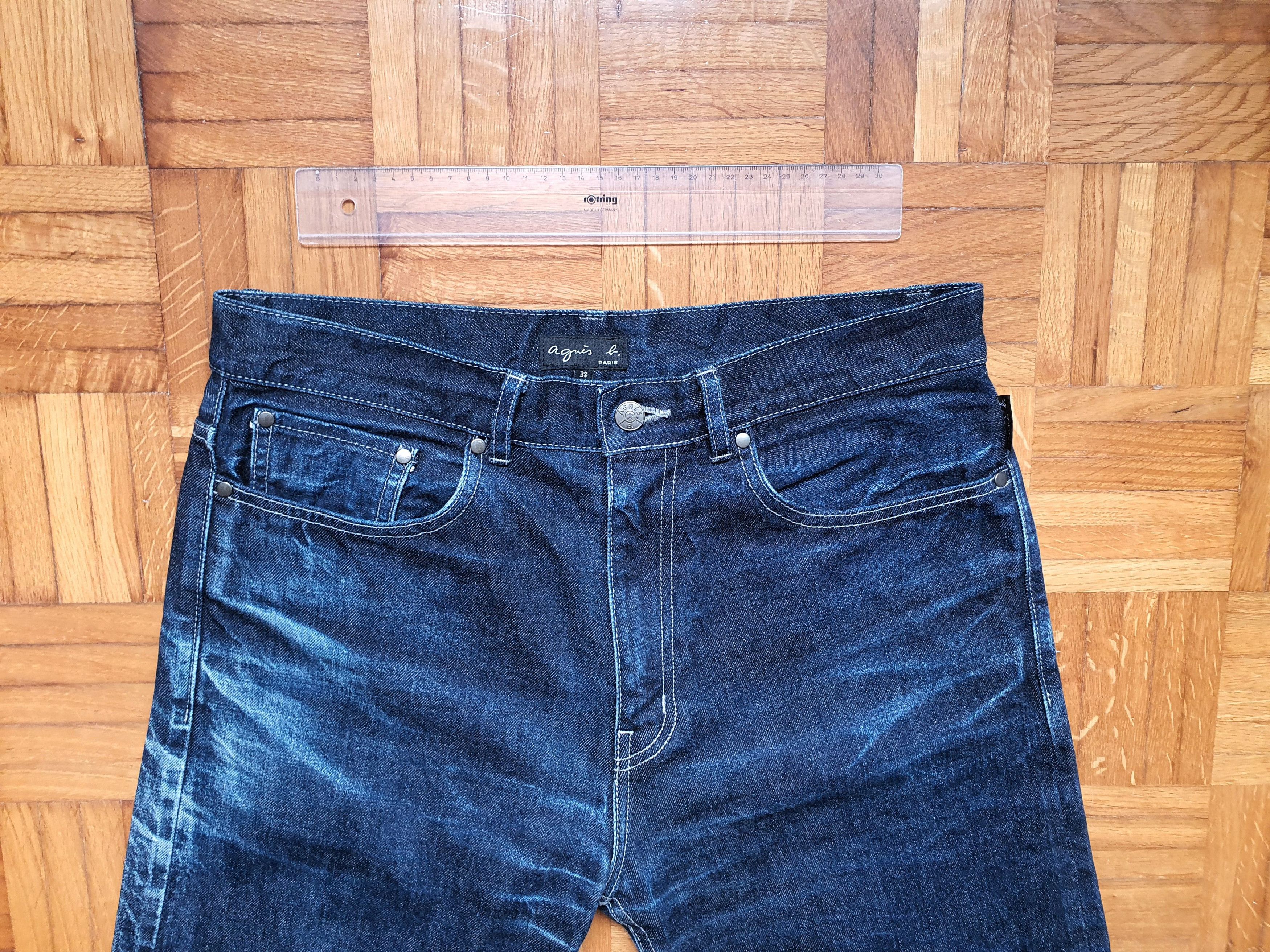 agnes b. #2 Regular Selvedge Jeans (Y751KH91 E20) - Straight Size US 32 / EU 48 - 3 Thumbnail