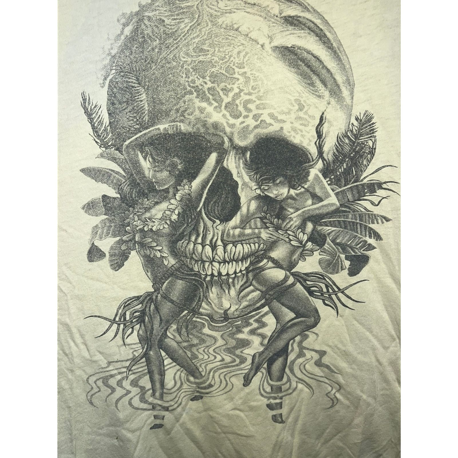 Quiksilver Y2K Quiksilver Skull Shirt Hawaiian Babe Premium Collection Size US S / EU 44-46 / 1 - 2 Thumbnail