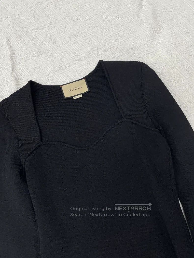 Gucci Gucci Black long sleeves Size M / US 6-8 / IT 42-44 - 2 Thumbnail