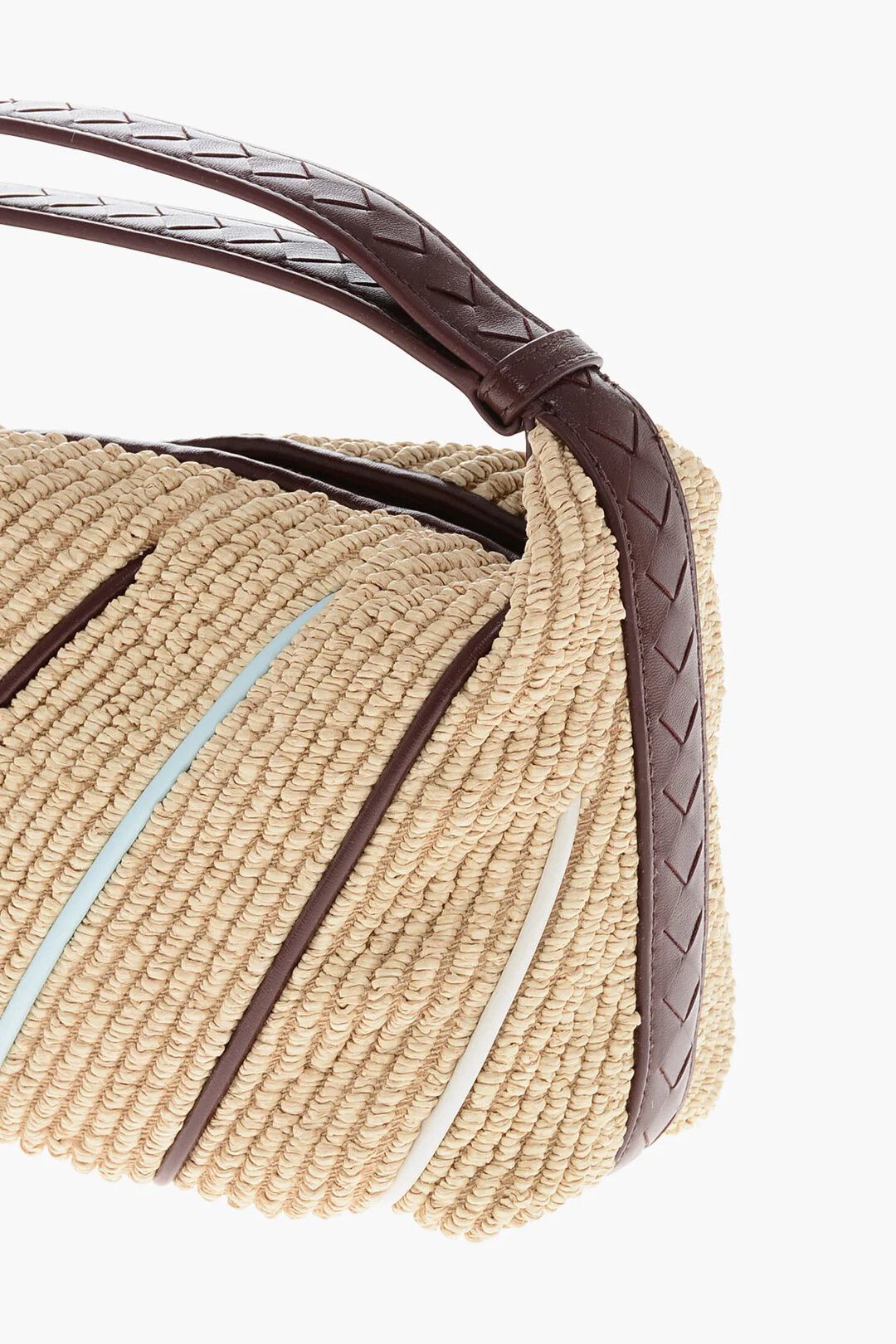 Bottega Veneta og1mm0426 Size: OS / Raffia Handbag in Brown Size ONE SIZE - 4 Thumbnail