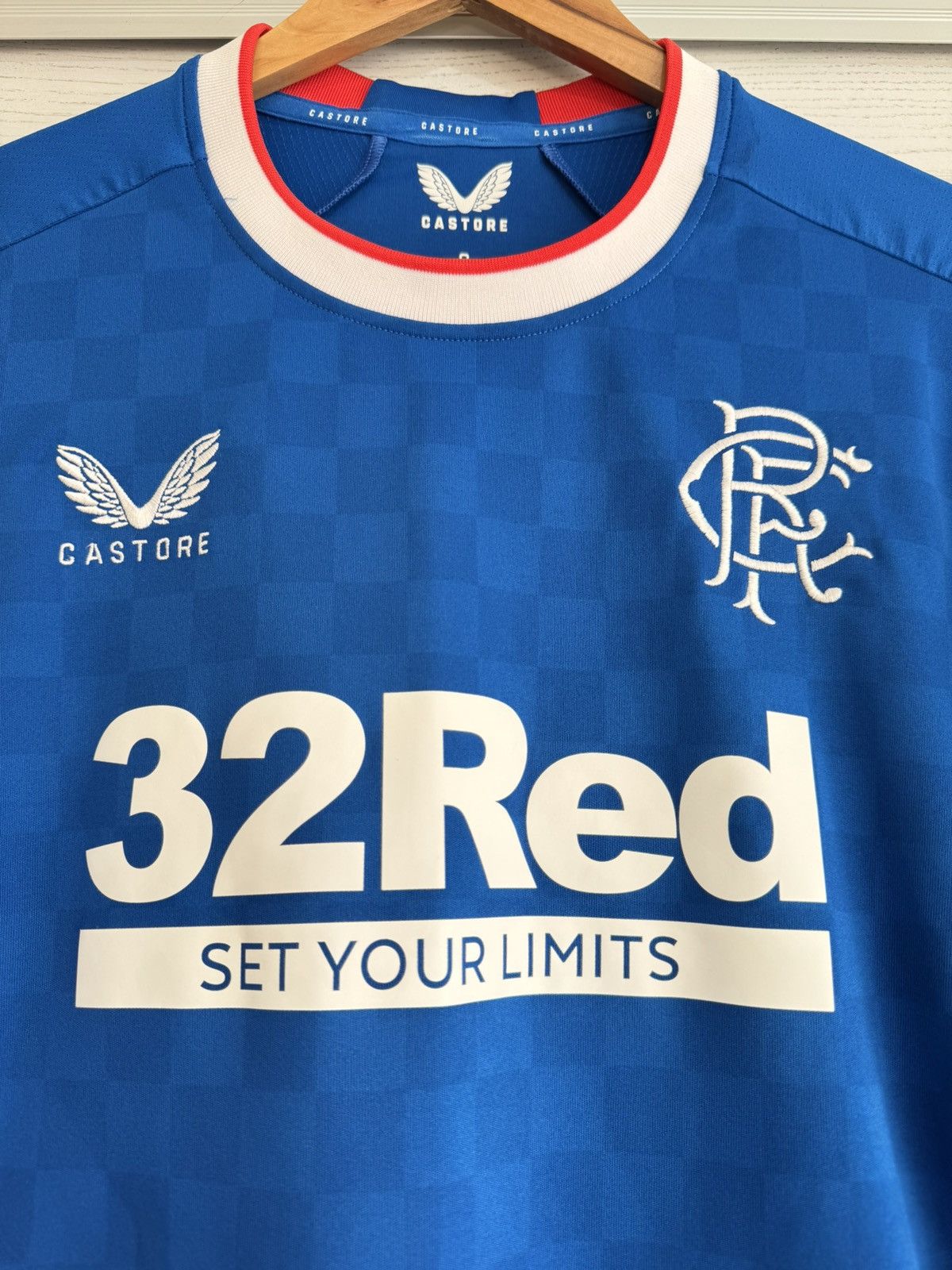 Castore Glasgow Rangers 2022-2023 Home Soccer Jersey Football Kit Size US S / EU 44-46 / 1 - 6 Thumbnail