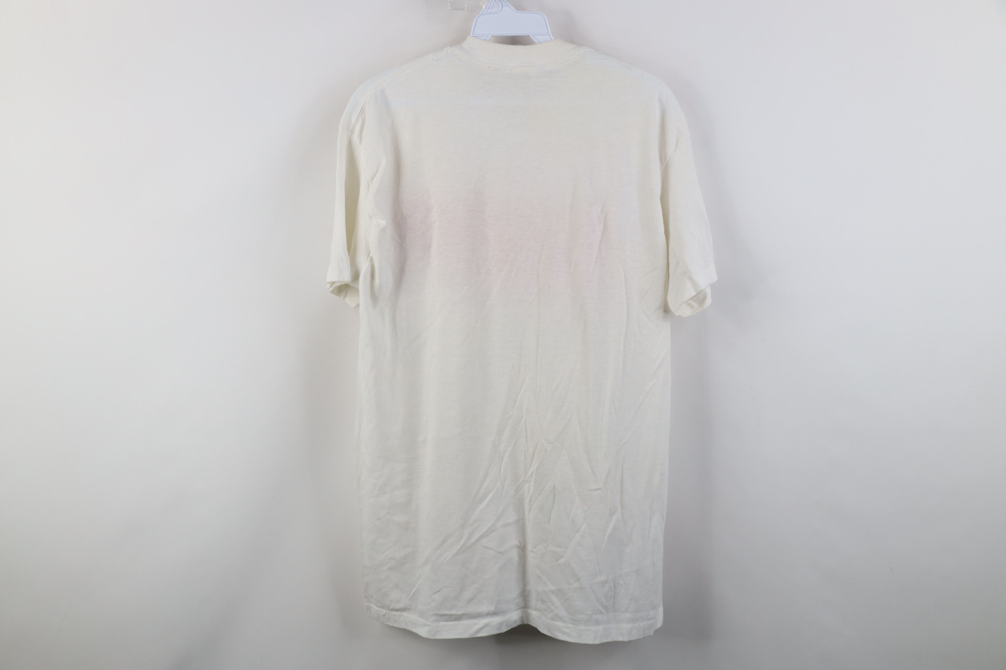 Vintage Vintage 60s 70s Sheer American Cross Short Sleeve T-Shirt Size XL / US 12-14 / IT 48-50 - 9 Thumbnail