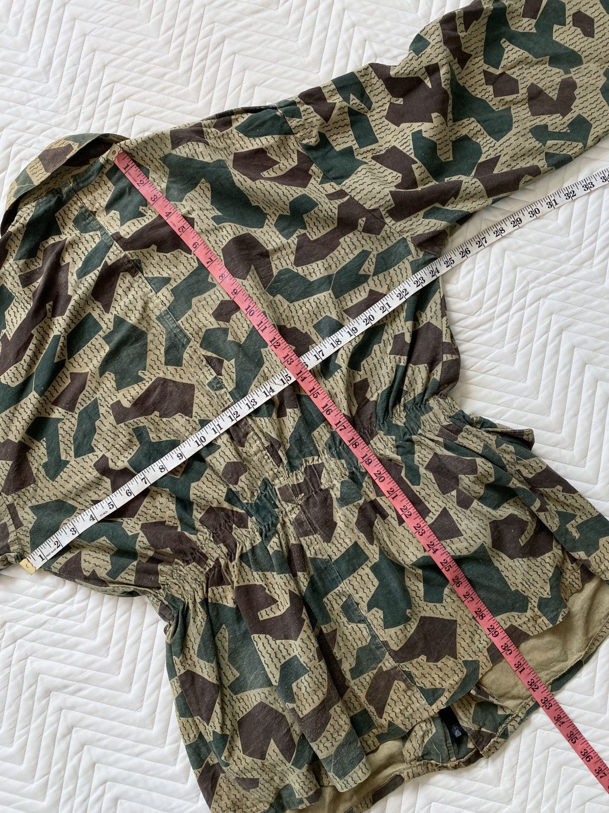 Vintage Issue 60s Bulgarian Splitter Raindrop Camo Jacket Size US L / EU 52-54 / 3 - 4 Thumbnail