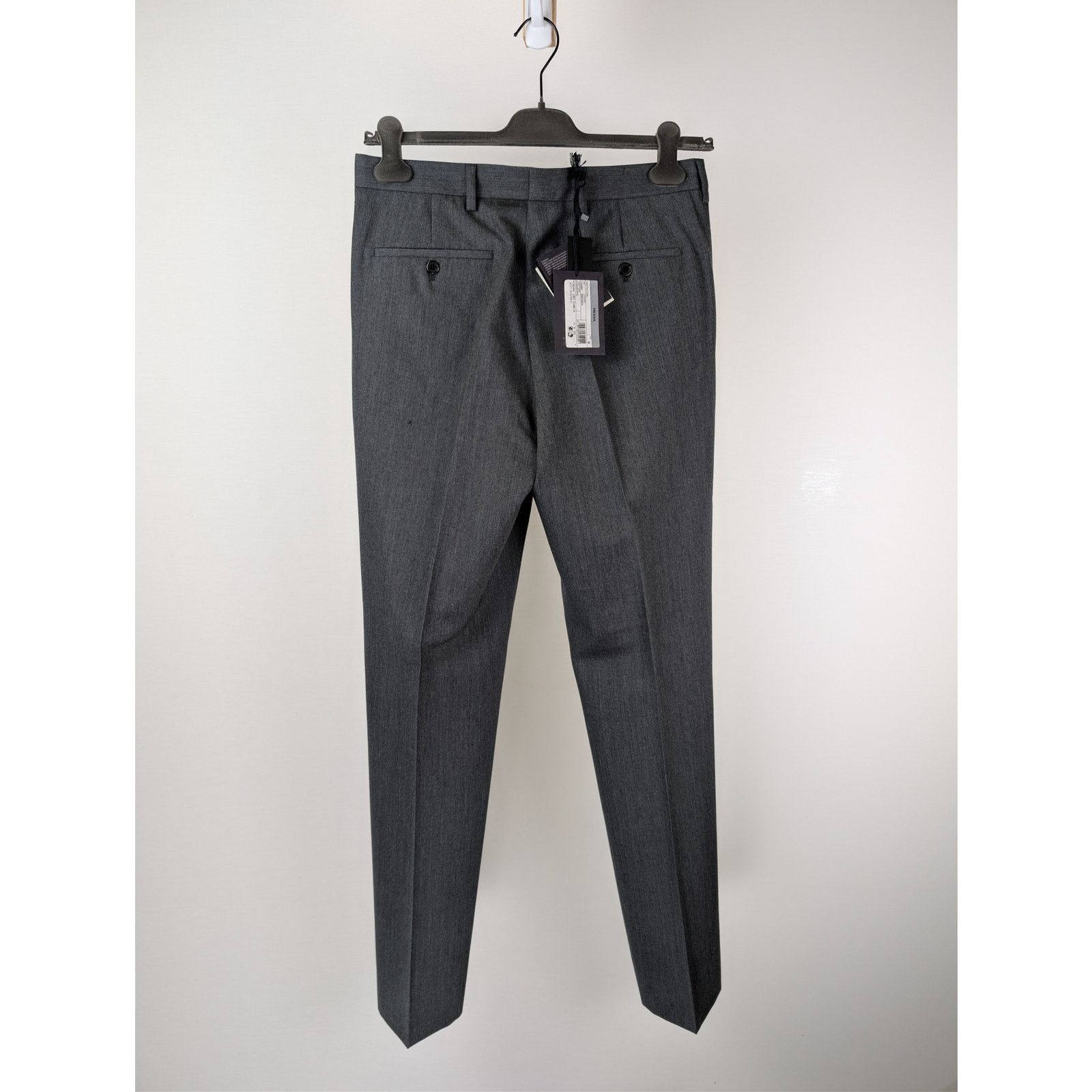 Prada o1rshd1 Gabardine Casual Pants in Grey Size US 30 / EU 46 - 9 Thumbnail