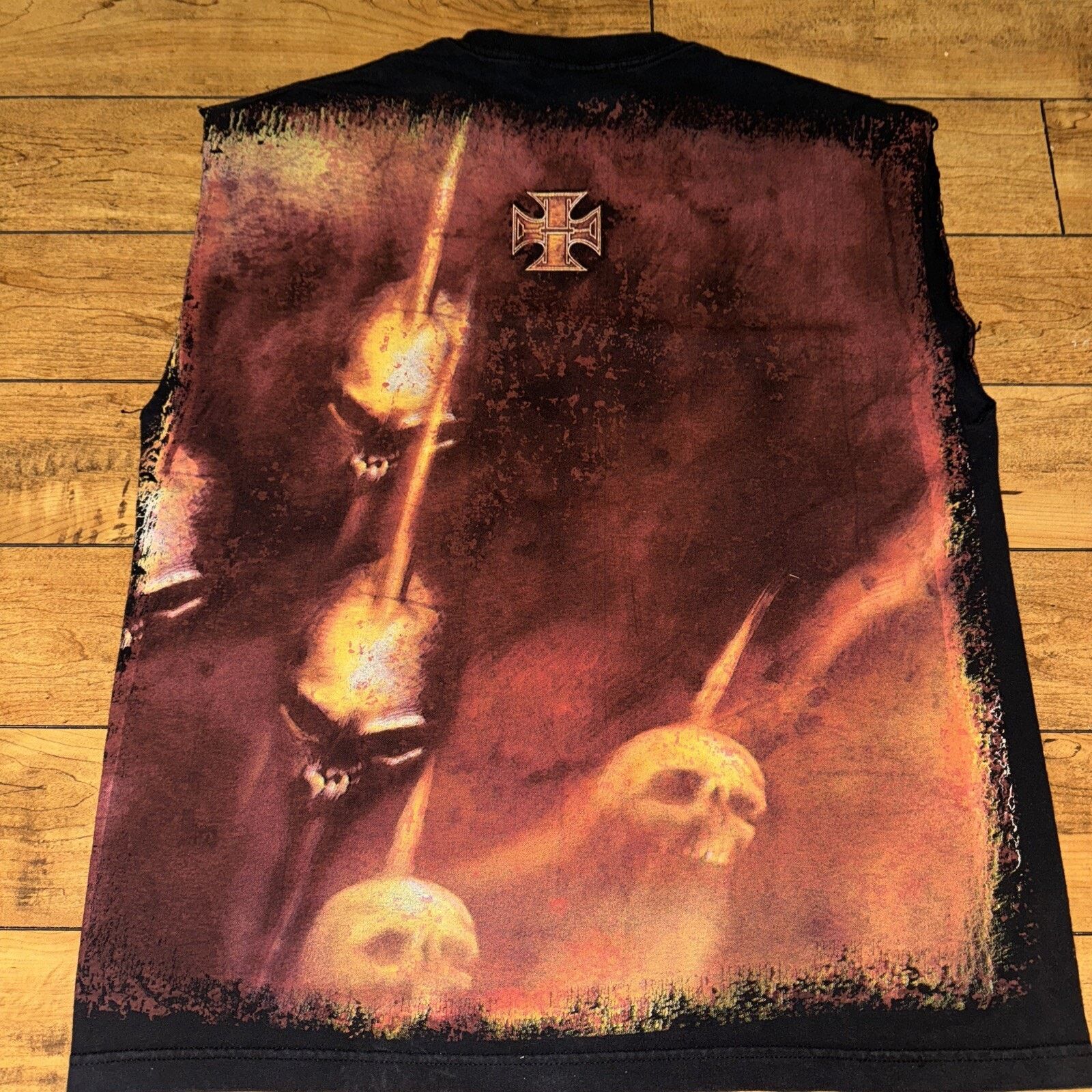 Vintage × WWE Vintage 90s WWE Triple H Shirt XL Skull King ALP Wrestling Size US XL / EU 56 / 4 - 4 Thumbnail