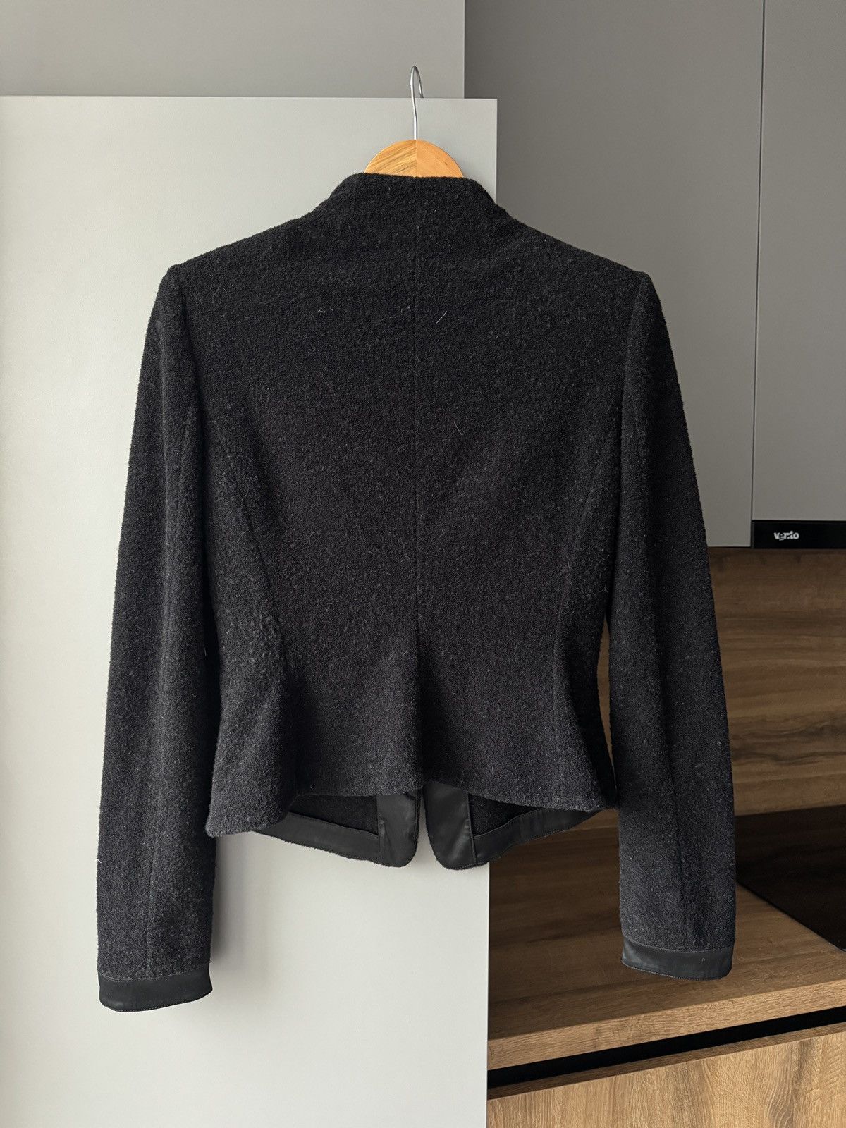 Armani Collezioni Vintage Armani Collezioni Alpaca Wool Blend Knit Blazer Size M / US 6-8 / IT 42-44 - 7 Thumbnail