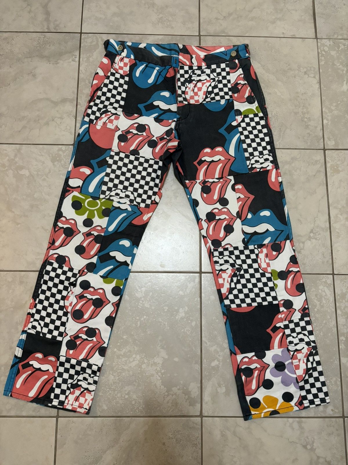 Comme des Garcons Rare Comme Des Garcons Homme SS 2006 Rolling Stones pants Size US 32 / EU 48 - 1 Thumbnail