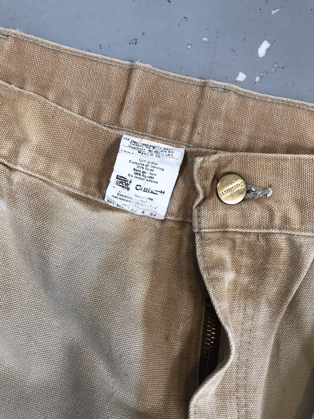 Carhartt × Vintage Vintage Carhartt double knee B01 BRN denim pant Size US 40 / EU 56 - 6 Thumbnail