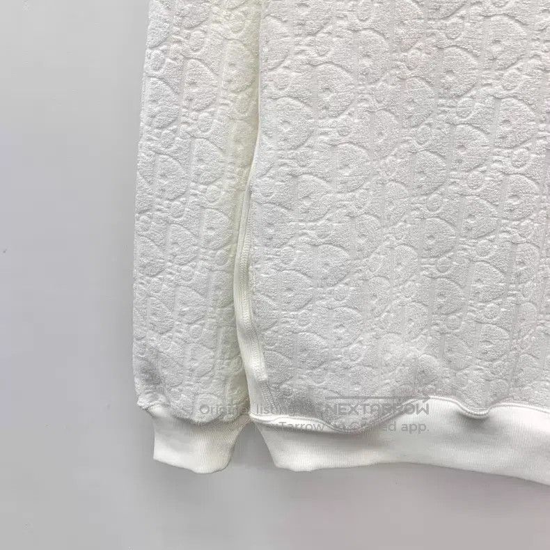 Dior Dior White logo jacquard full print cotton hooded drawstri Size US S / EU 44-46 / 1 - 4 Thumbnail