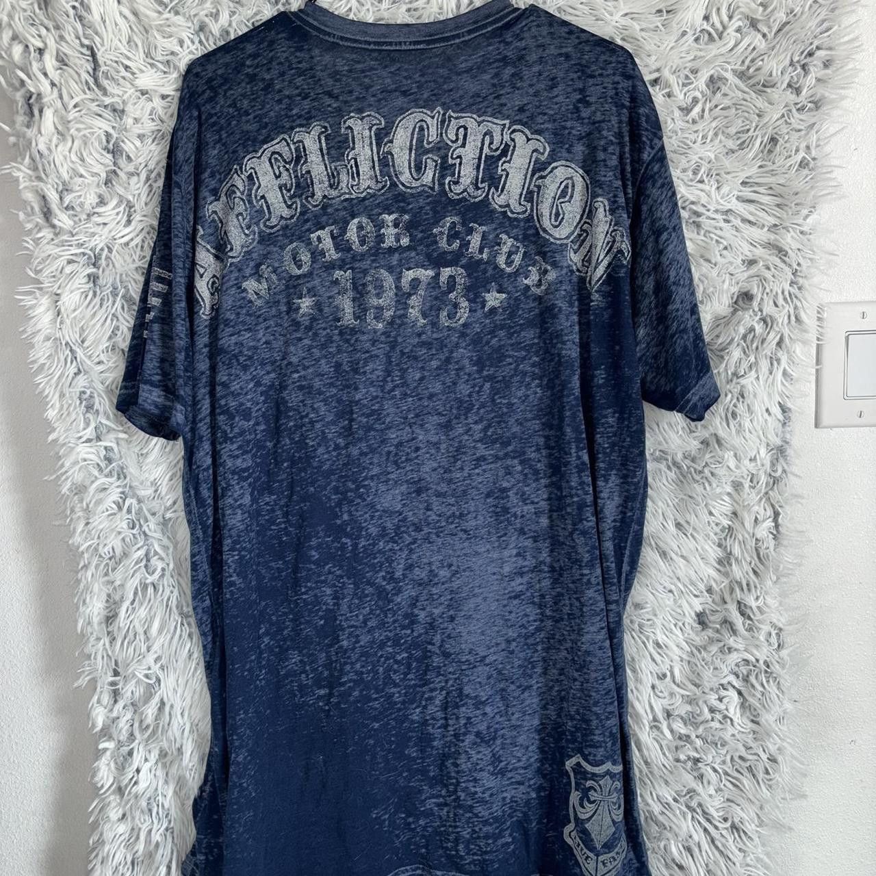Affliction Navy and white Affliction shirt men's size XXL Size US XXL / EU 58 / 5 - 2 Thumbnail