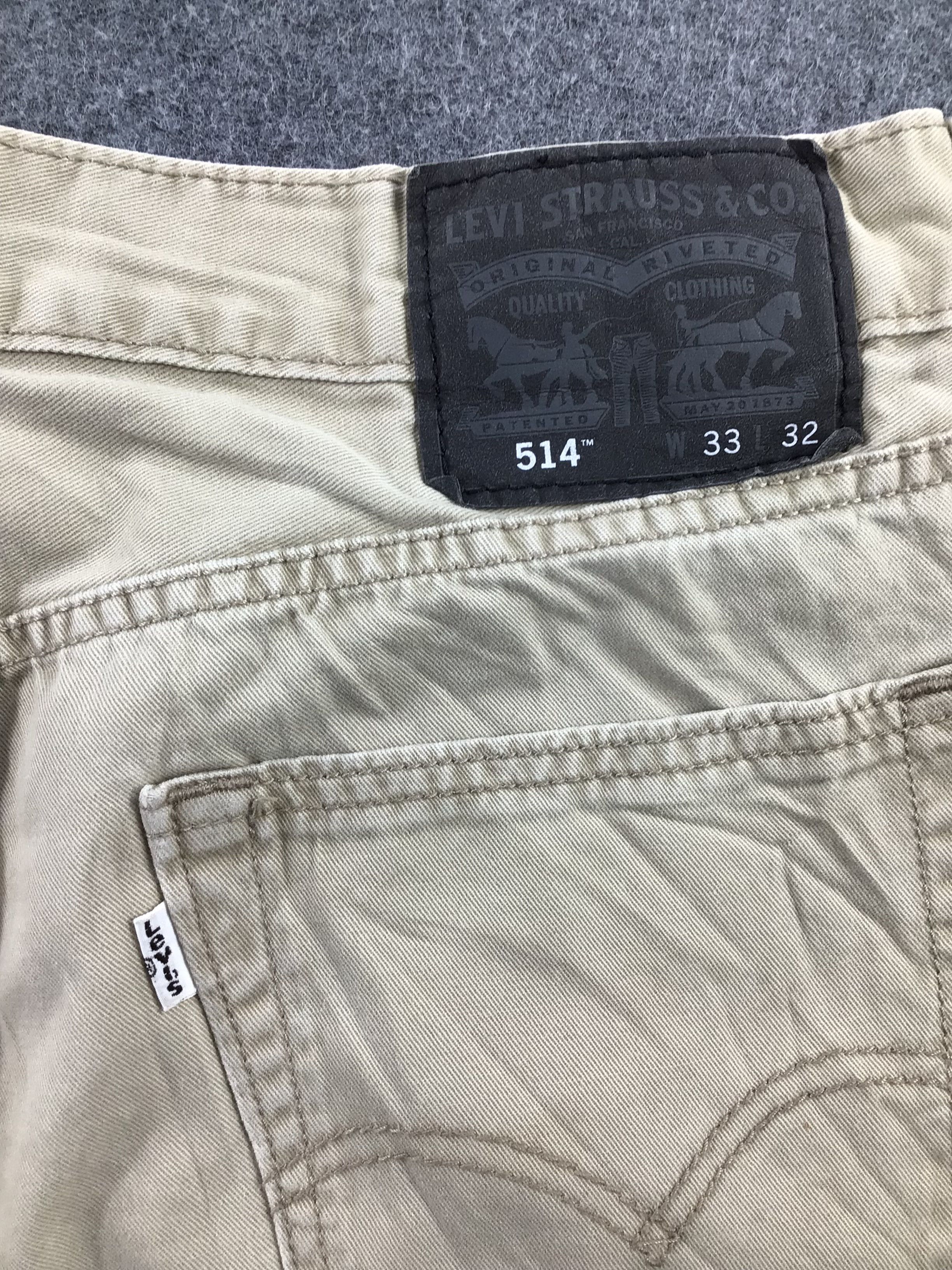 Levi's Vintage Levis Jeans 514 White Tab-J859 Size US 33 - 5 Thumbnail